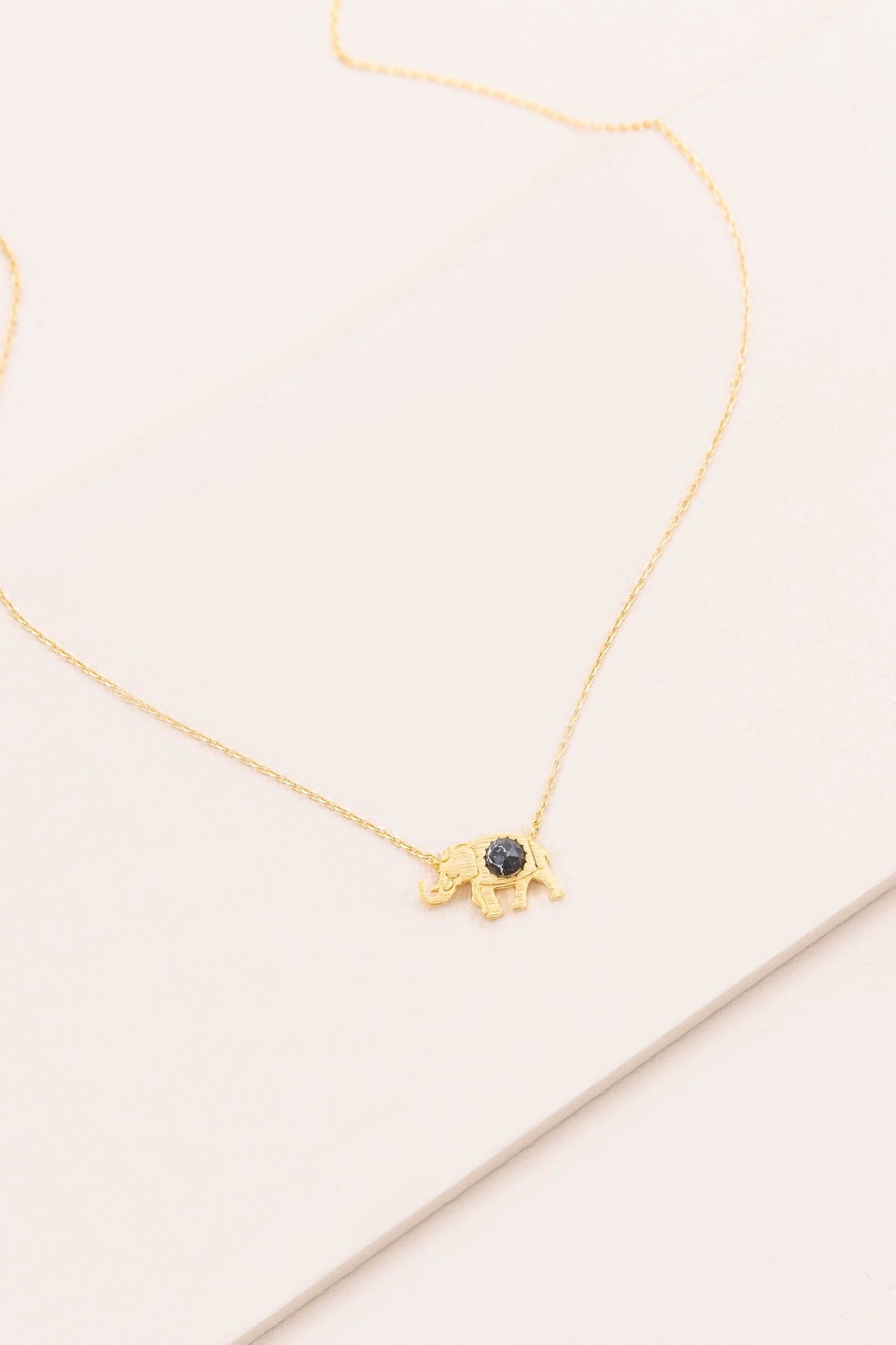 Elephant Stone Necklace