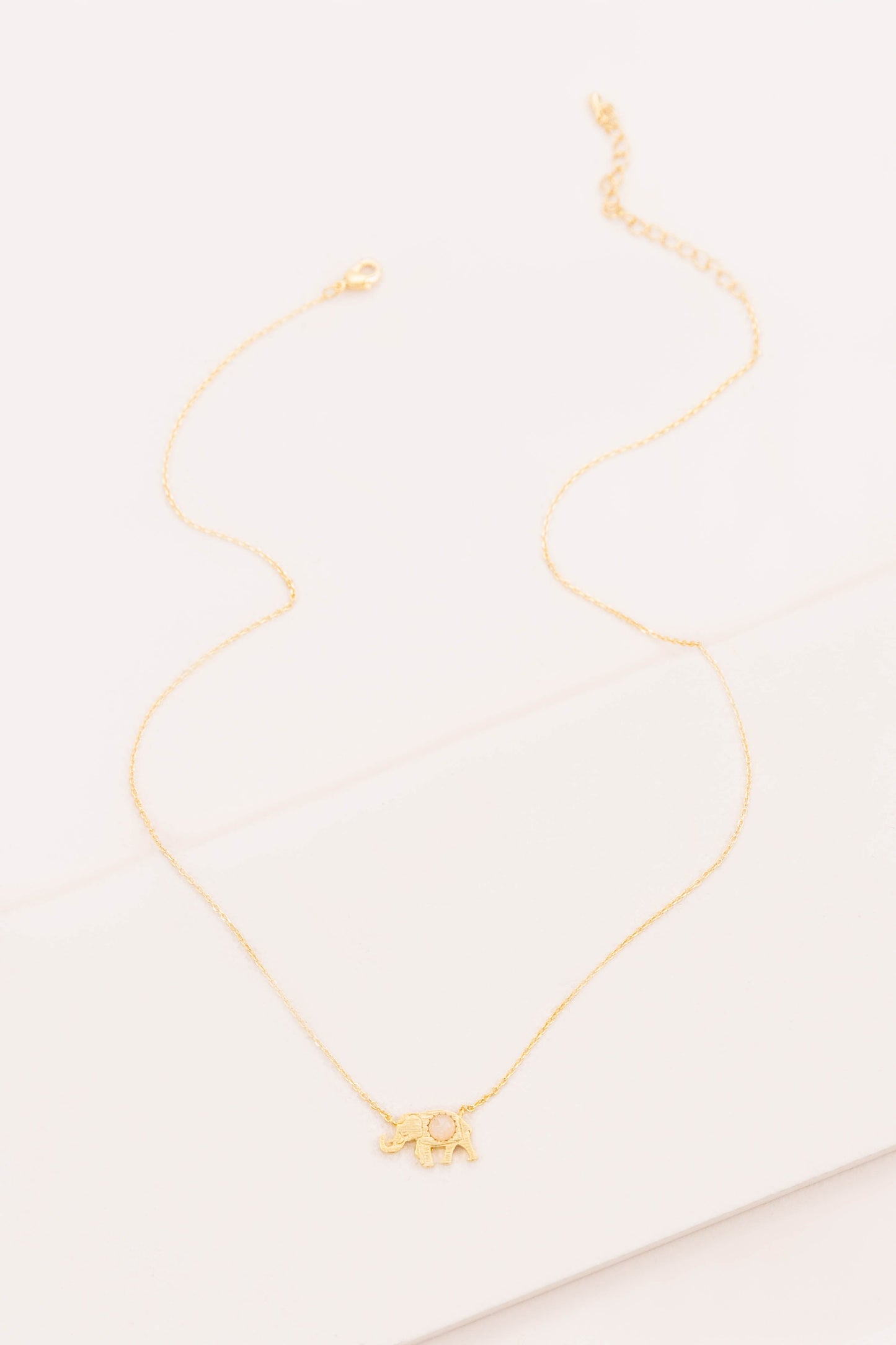 Elephant Stone Necklace