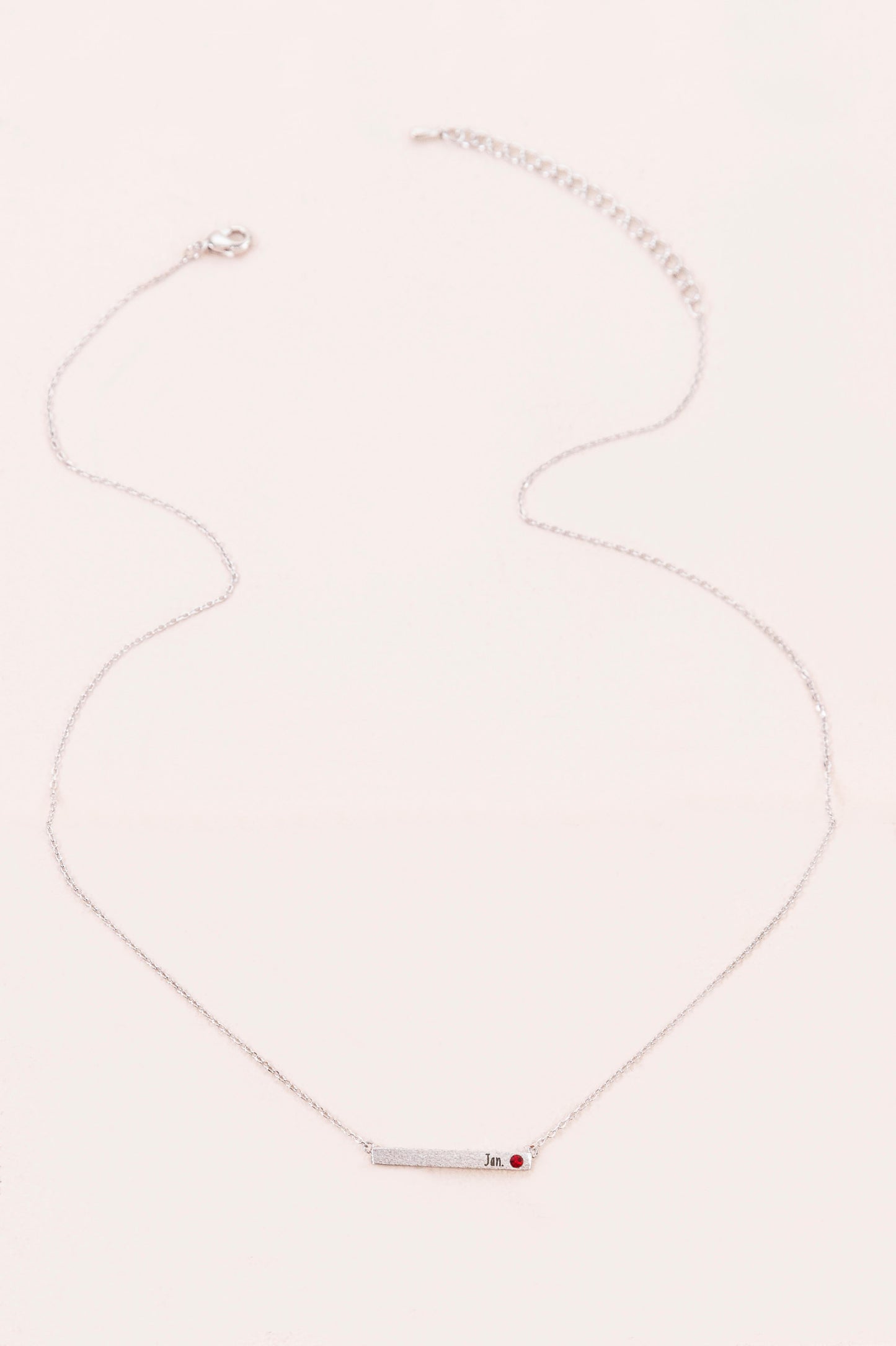 Birthstone Bar Necklace