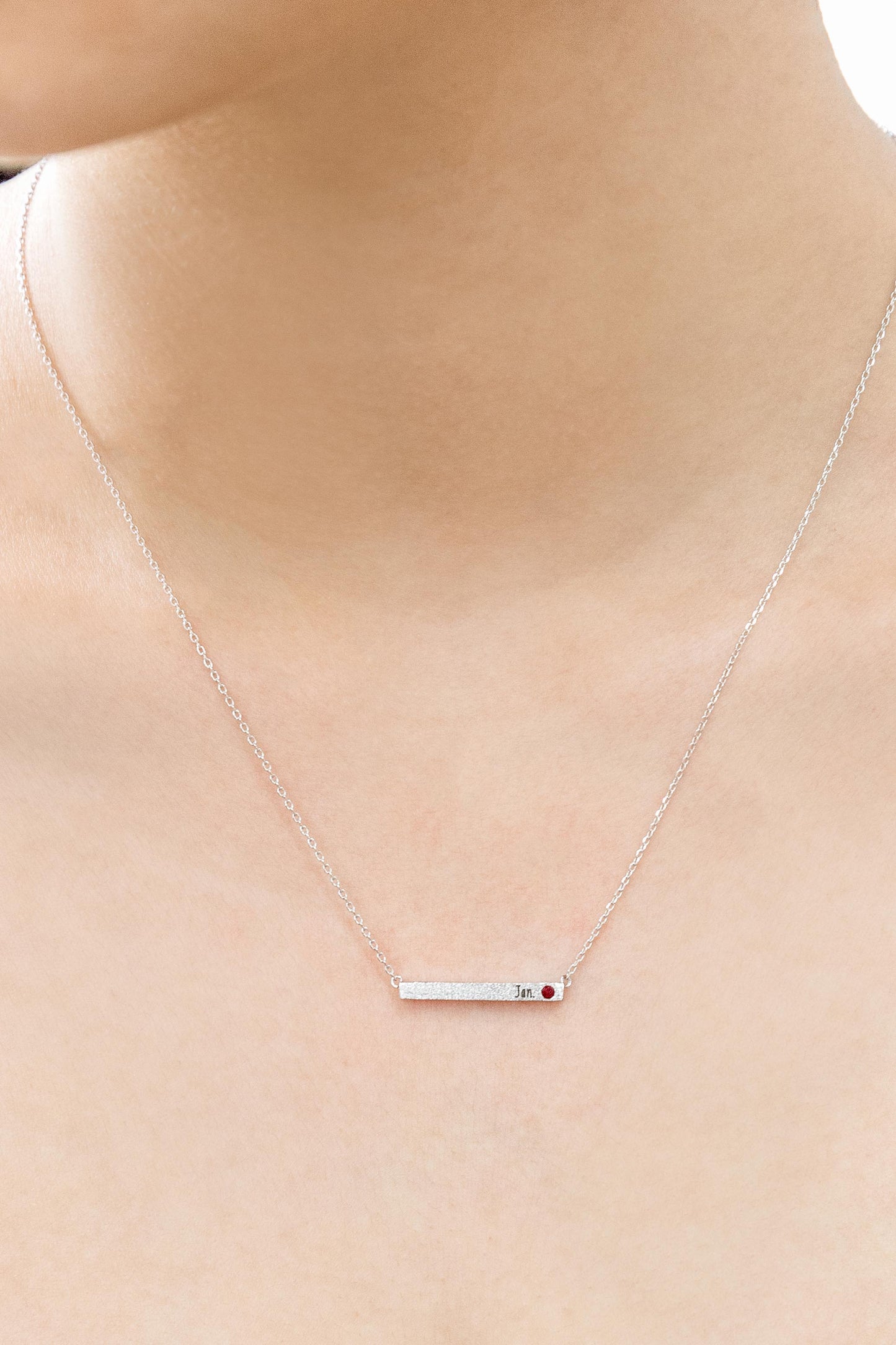 Birthstone Bar Necklace