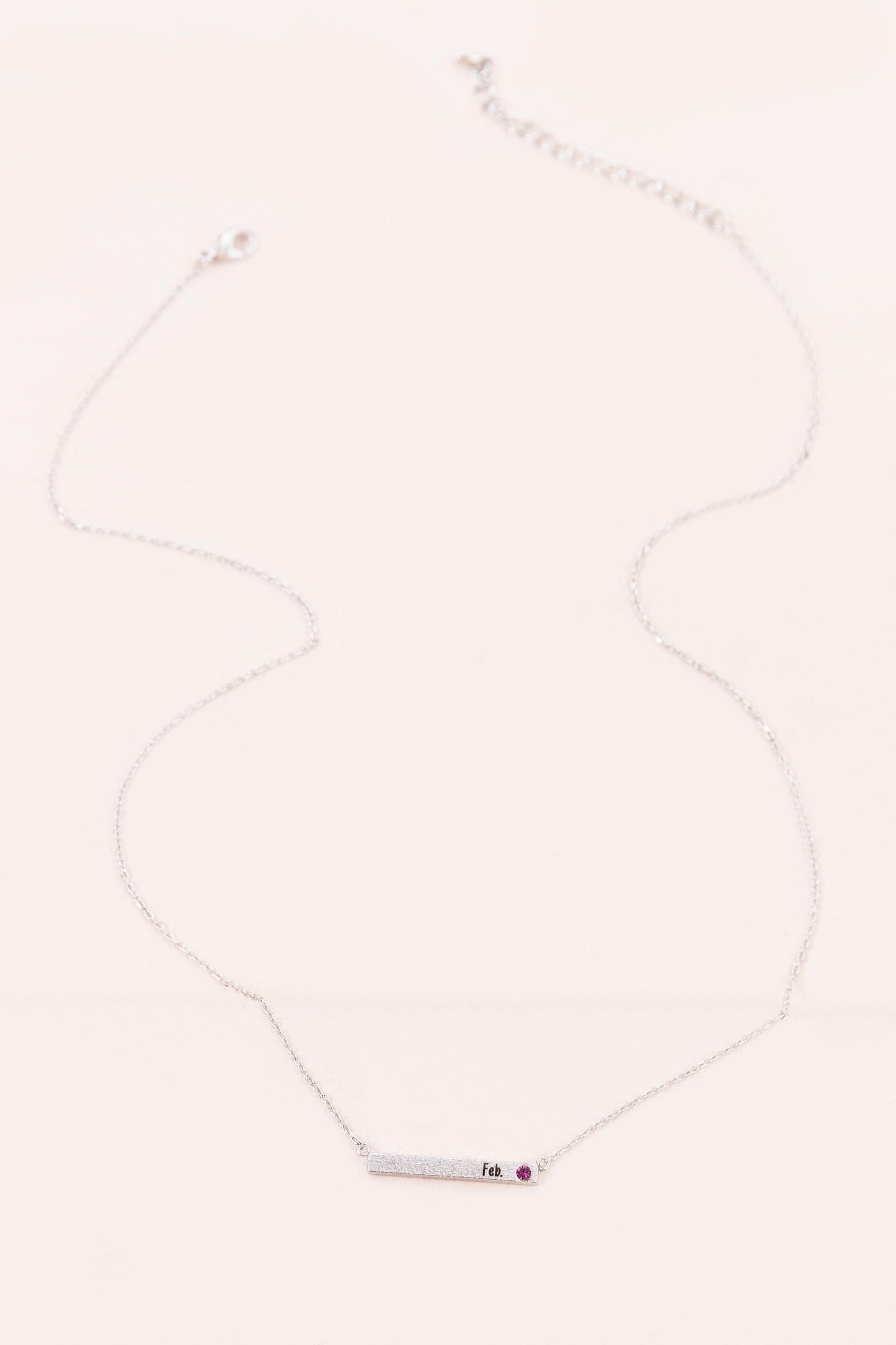 Birthstone Bar Necklace