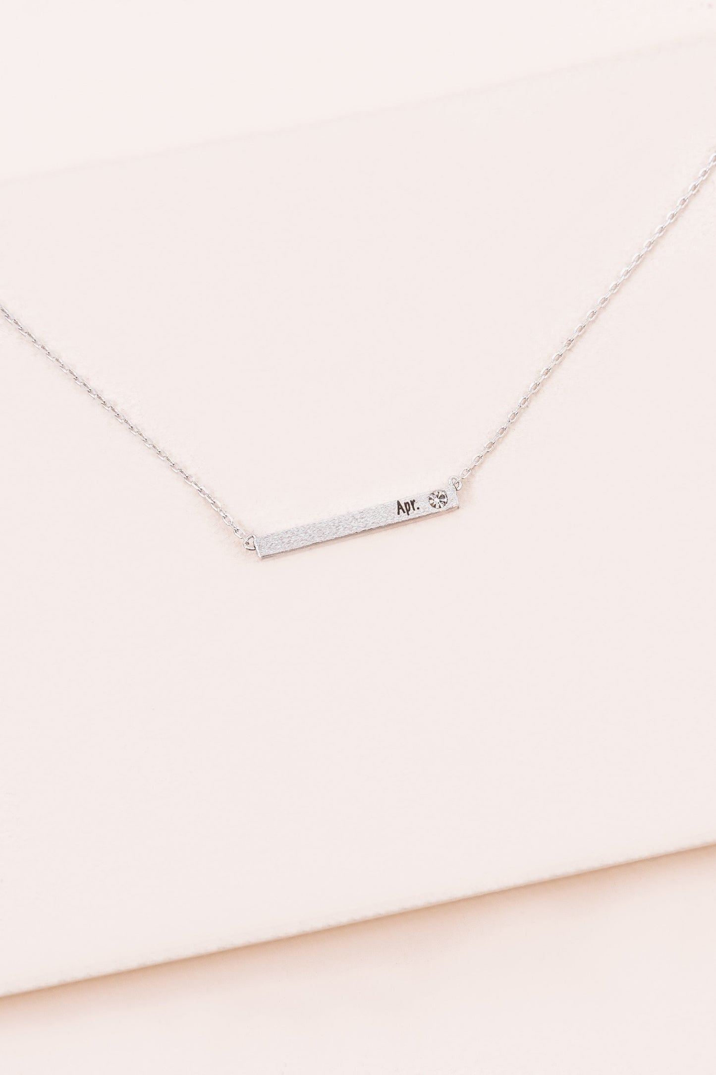 Birthstone Bar Necklace