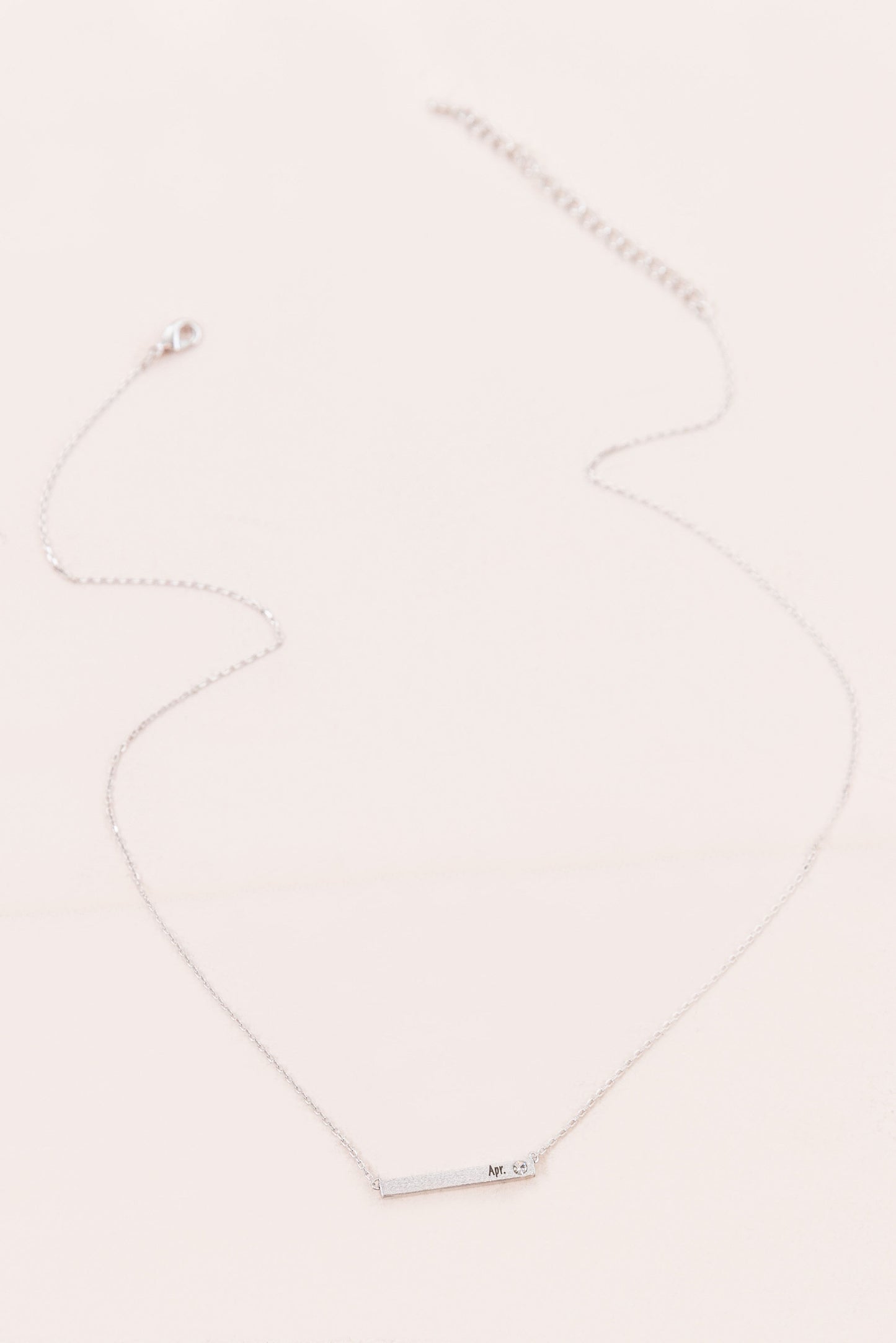 Birthstone Bar Necklace
