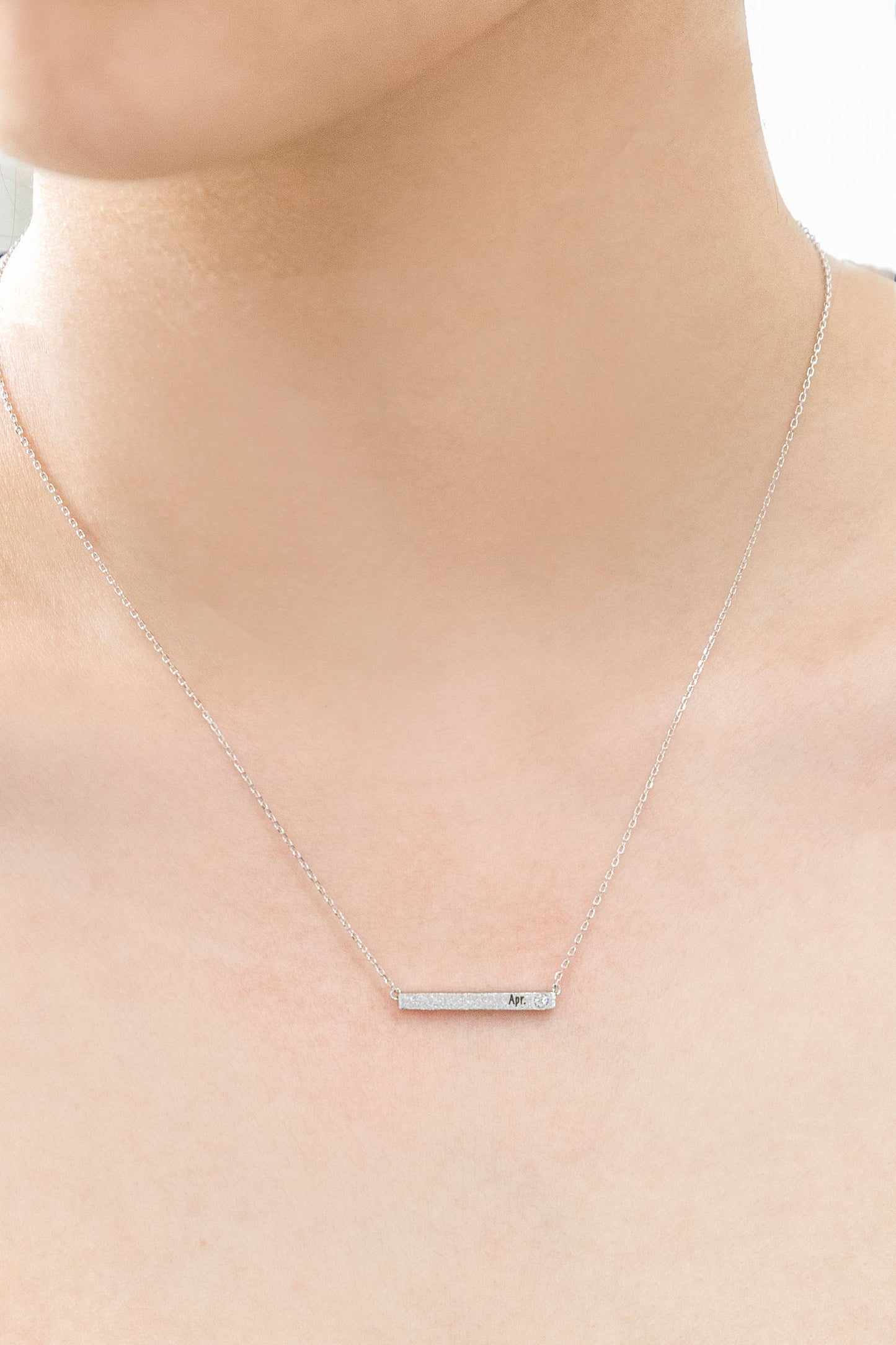 Birthstone Bar Necklace