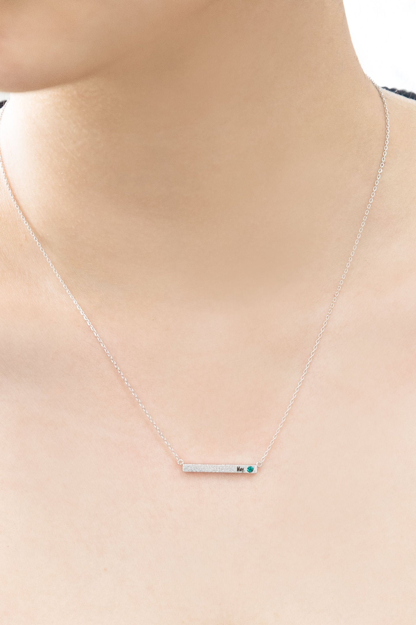Birthstone Bar Necklace