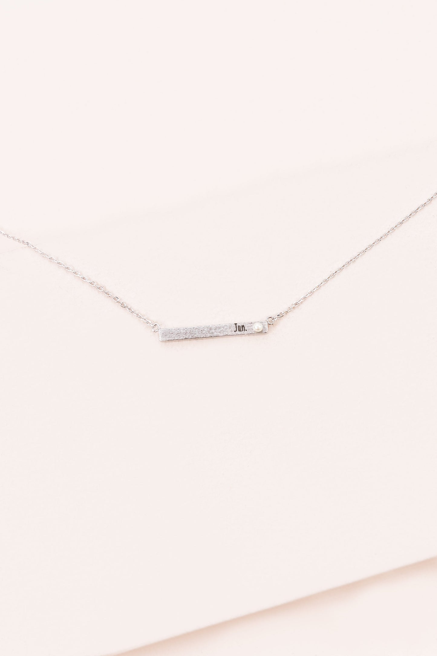 Birthstone Bar Necklace