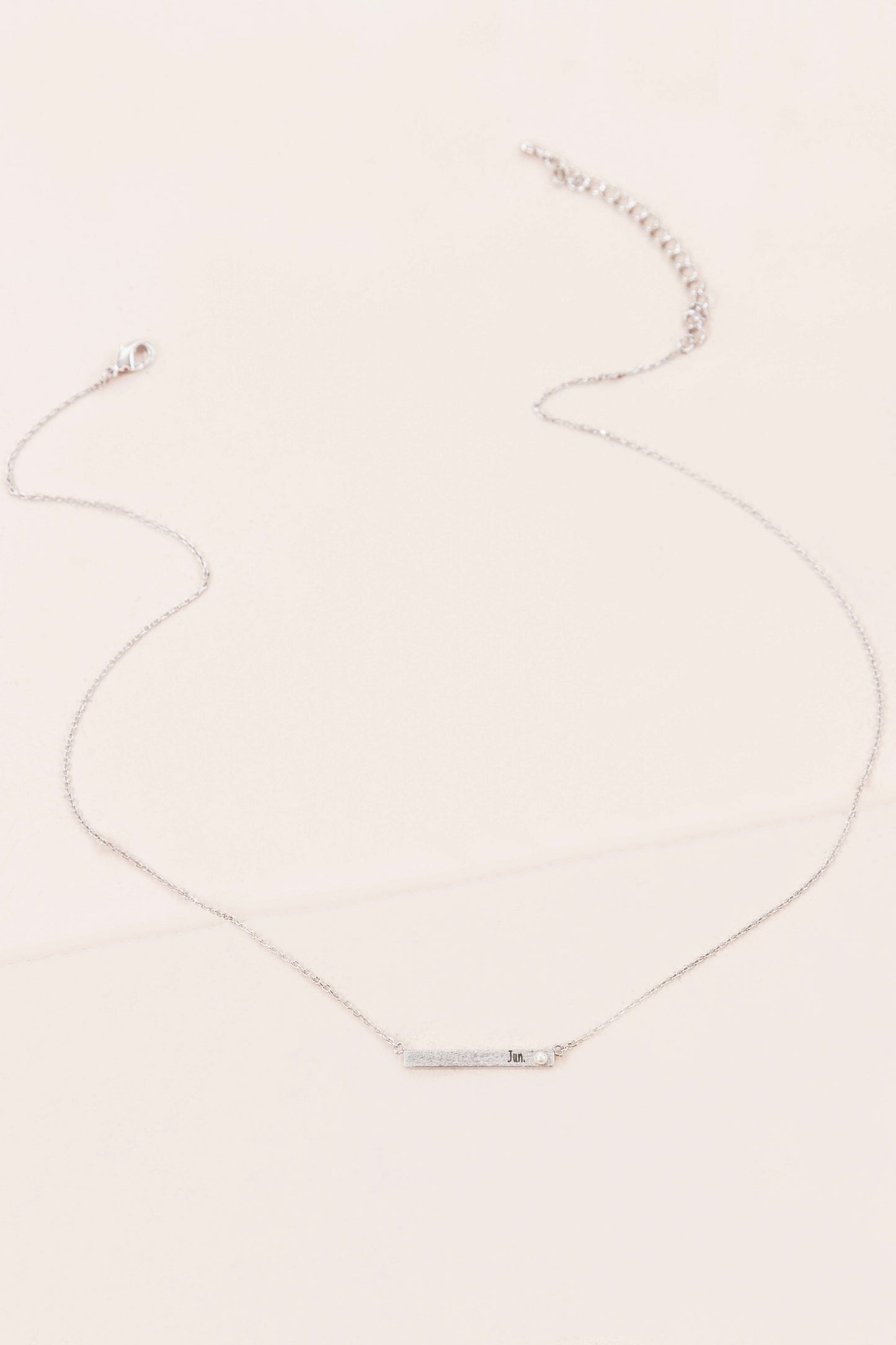 Birthstone Bar Necklace