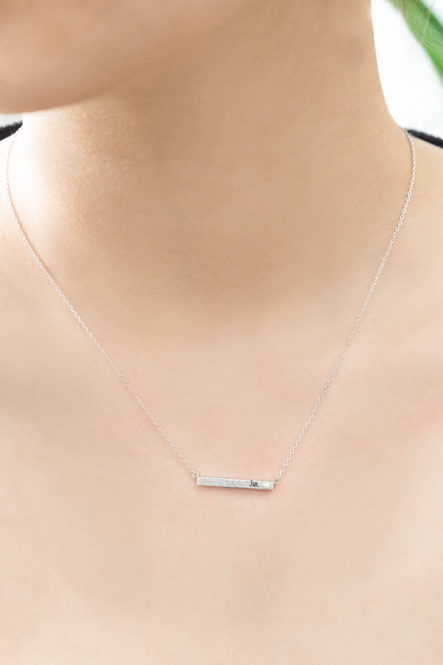 Birthstone Bar Necklace
