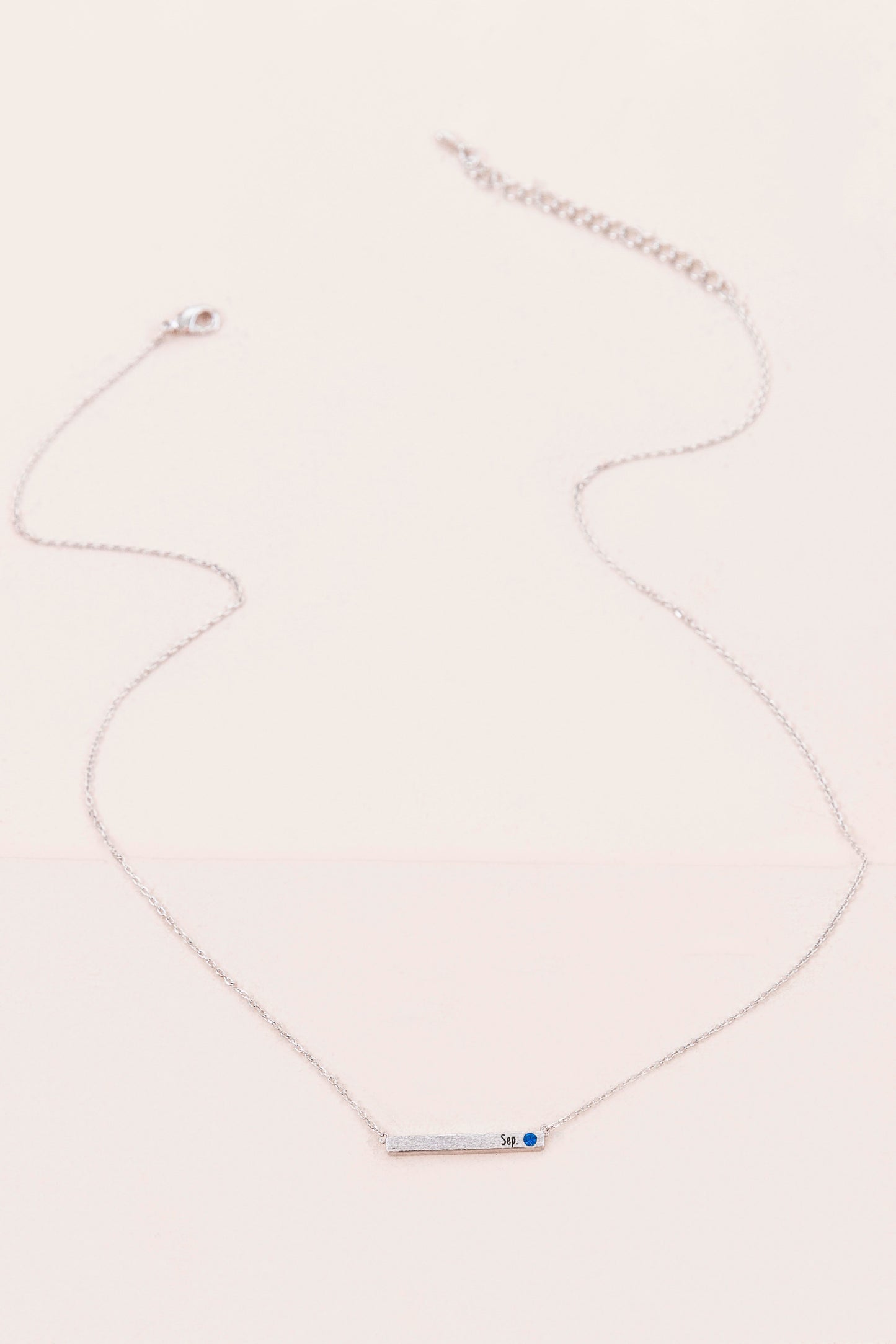 Birthstone Bar Necklace
