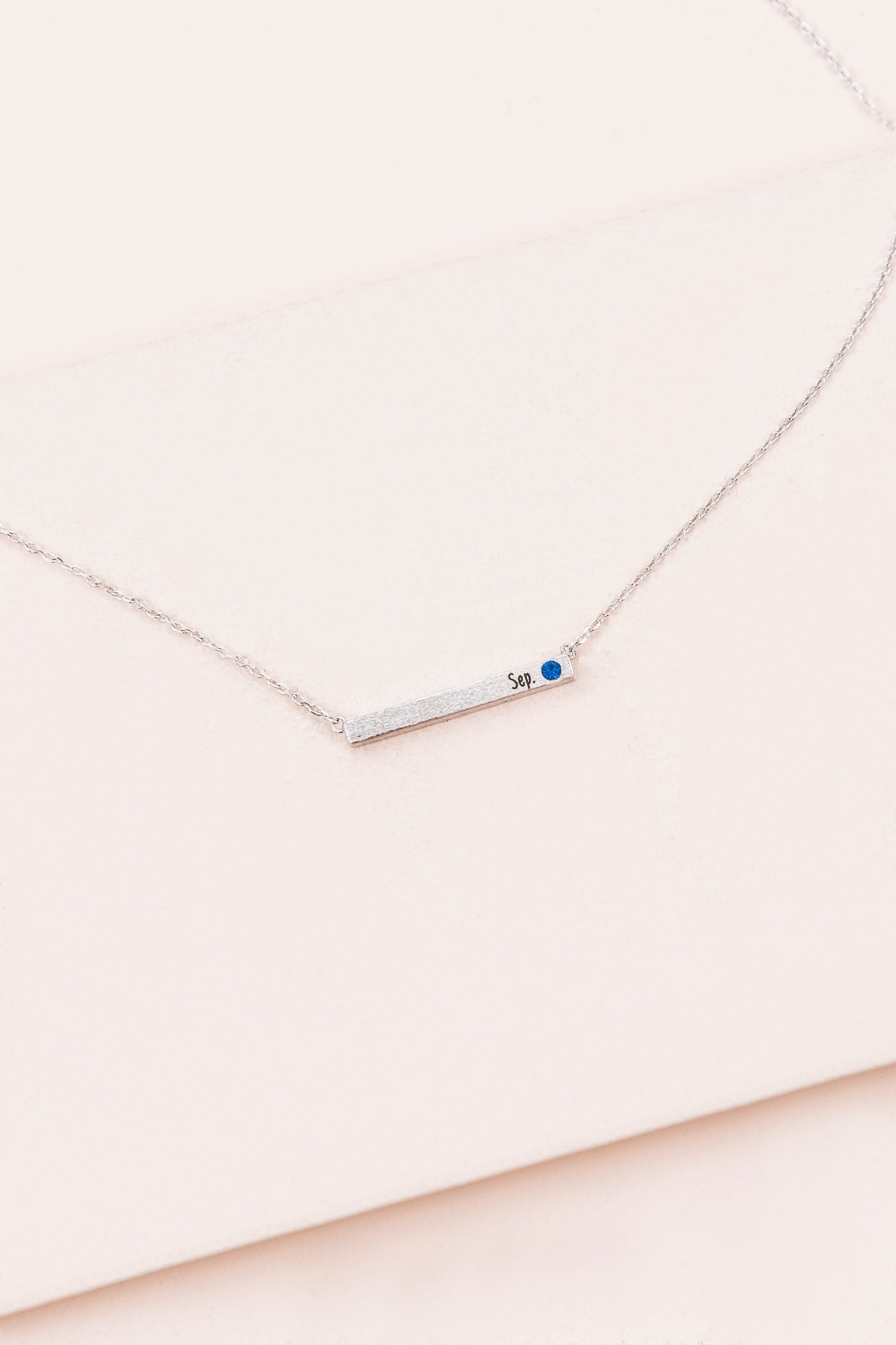 Birthstone Bar Necklace