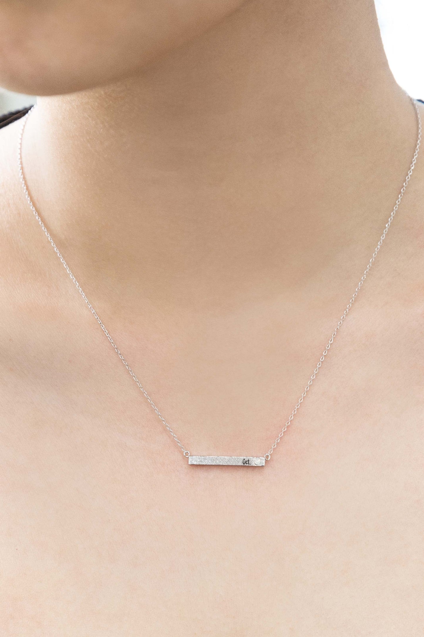 Birthstone Bar Necklace