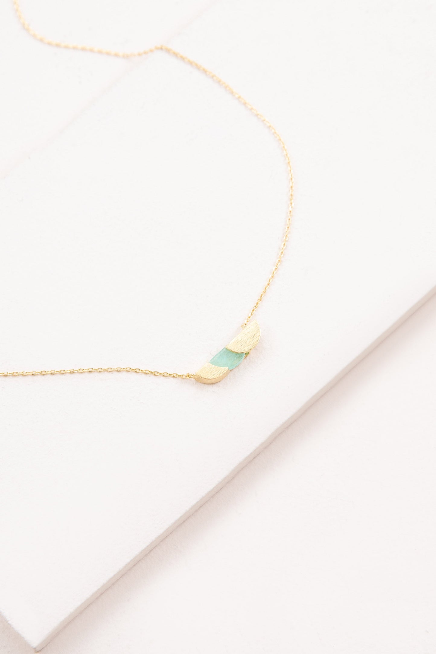 Lunar Eclipse Stone Necklace
