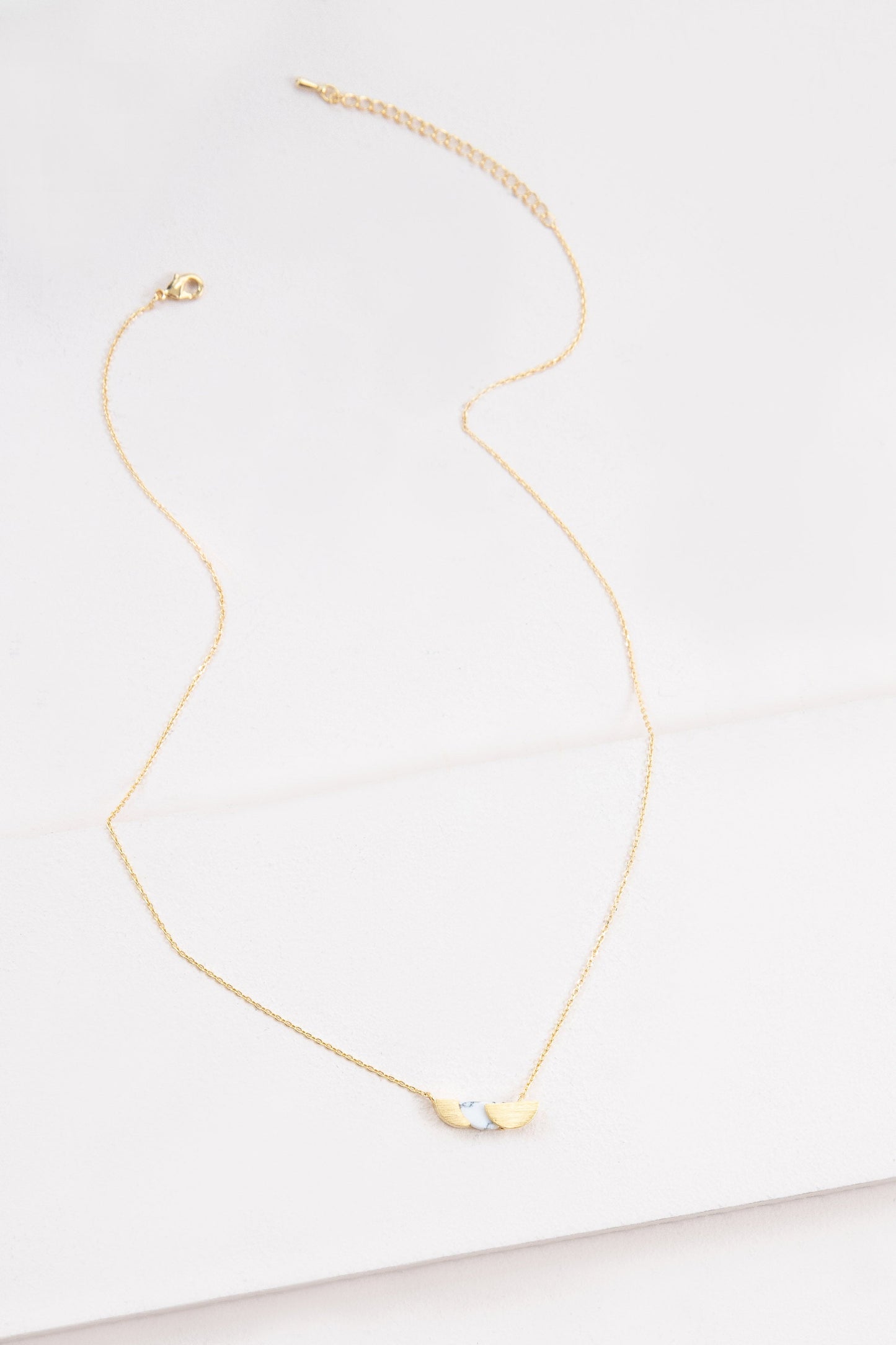 Lunar Eclipse Stone Necklace