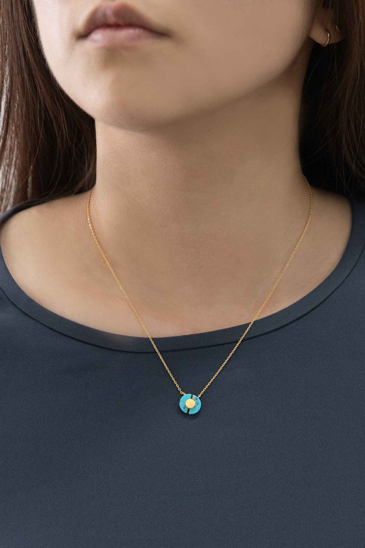 Shield Stone Necklace