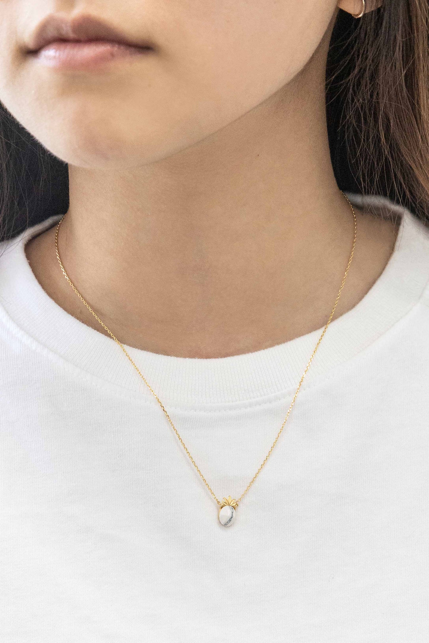 Pineapple Stone Necklace