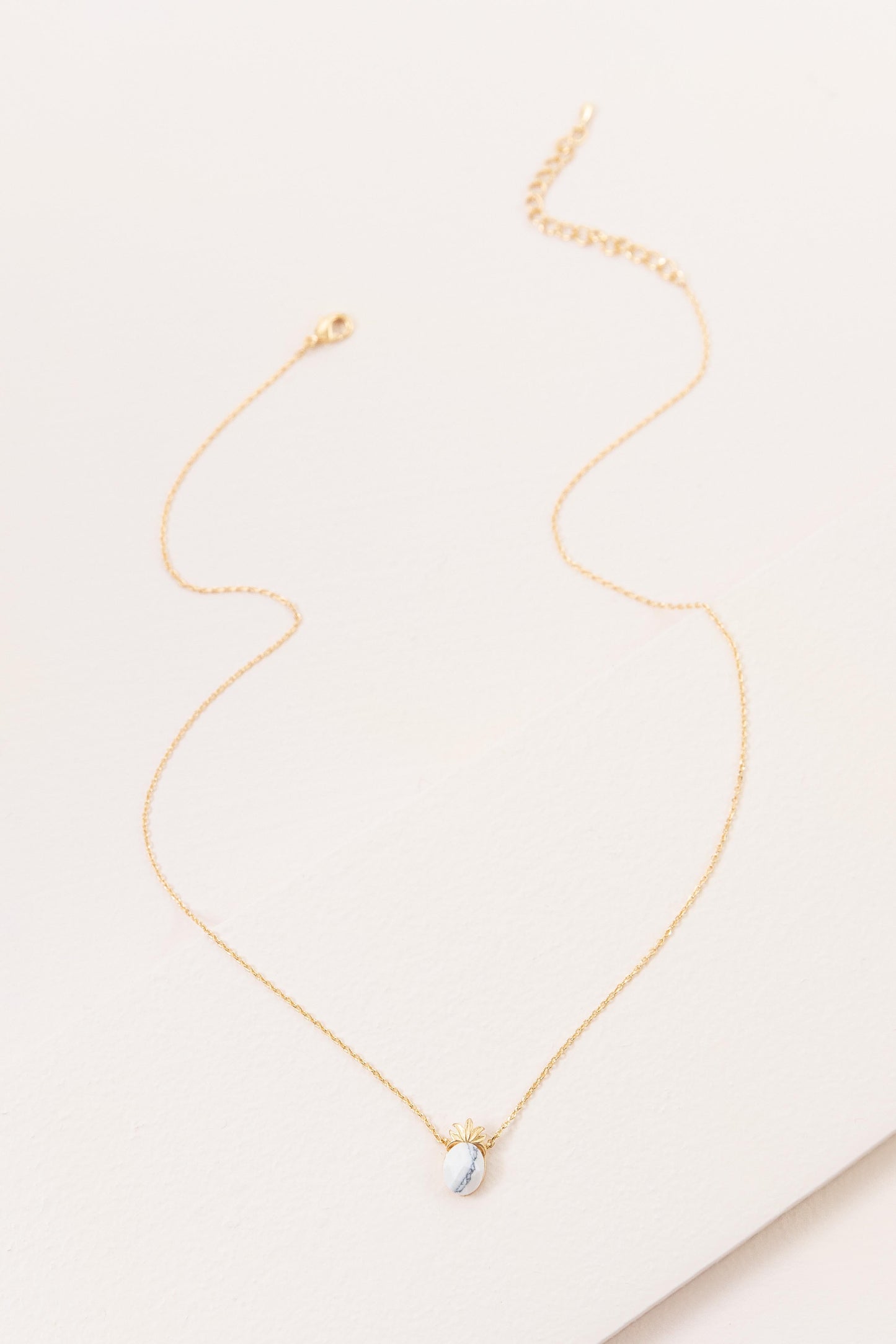 Pineapple Stone Necklace