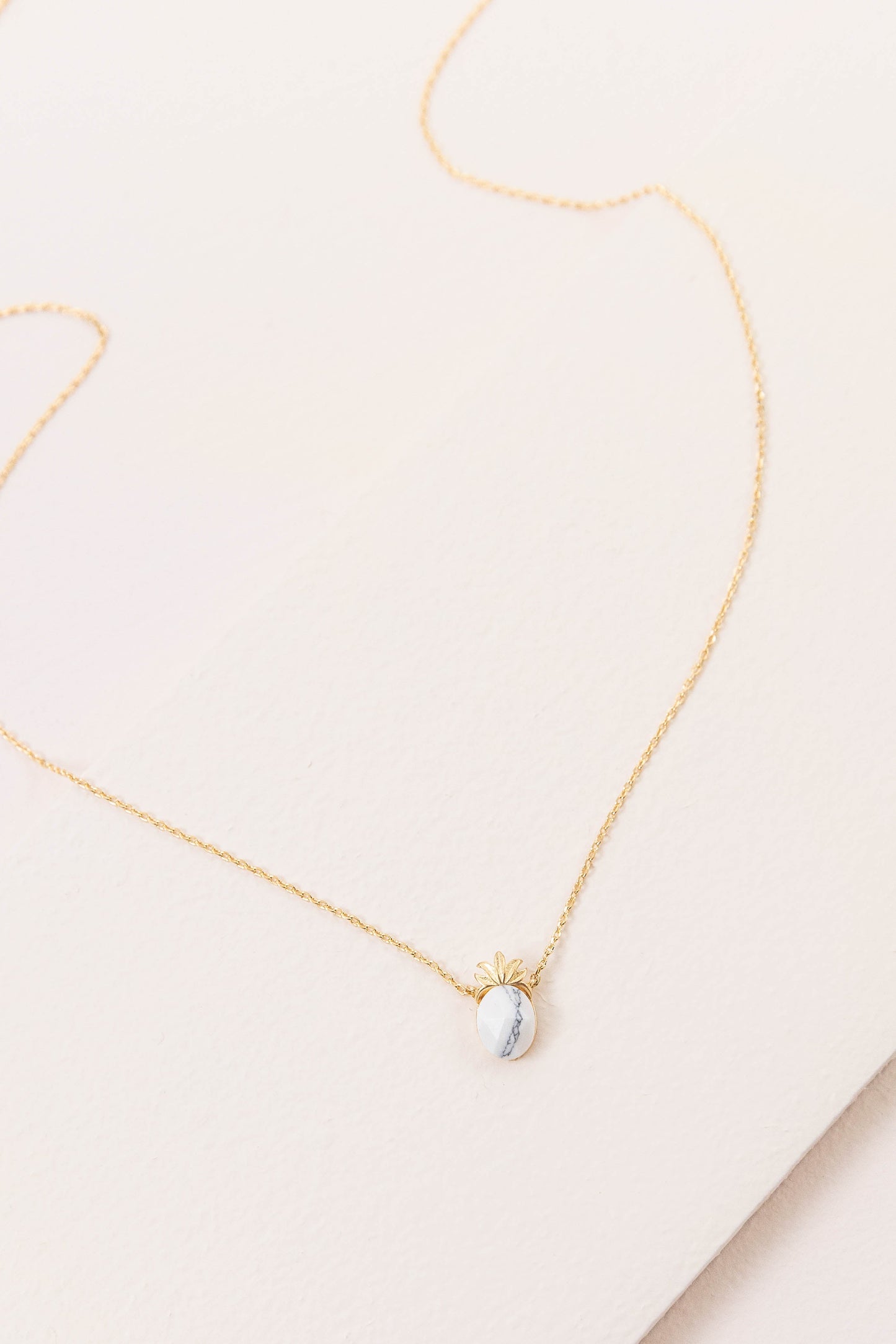 Pineapple Stone Necklace