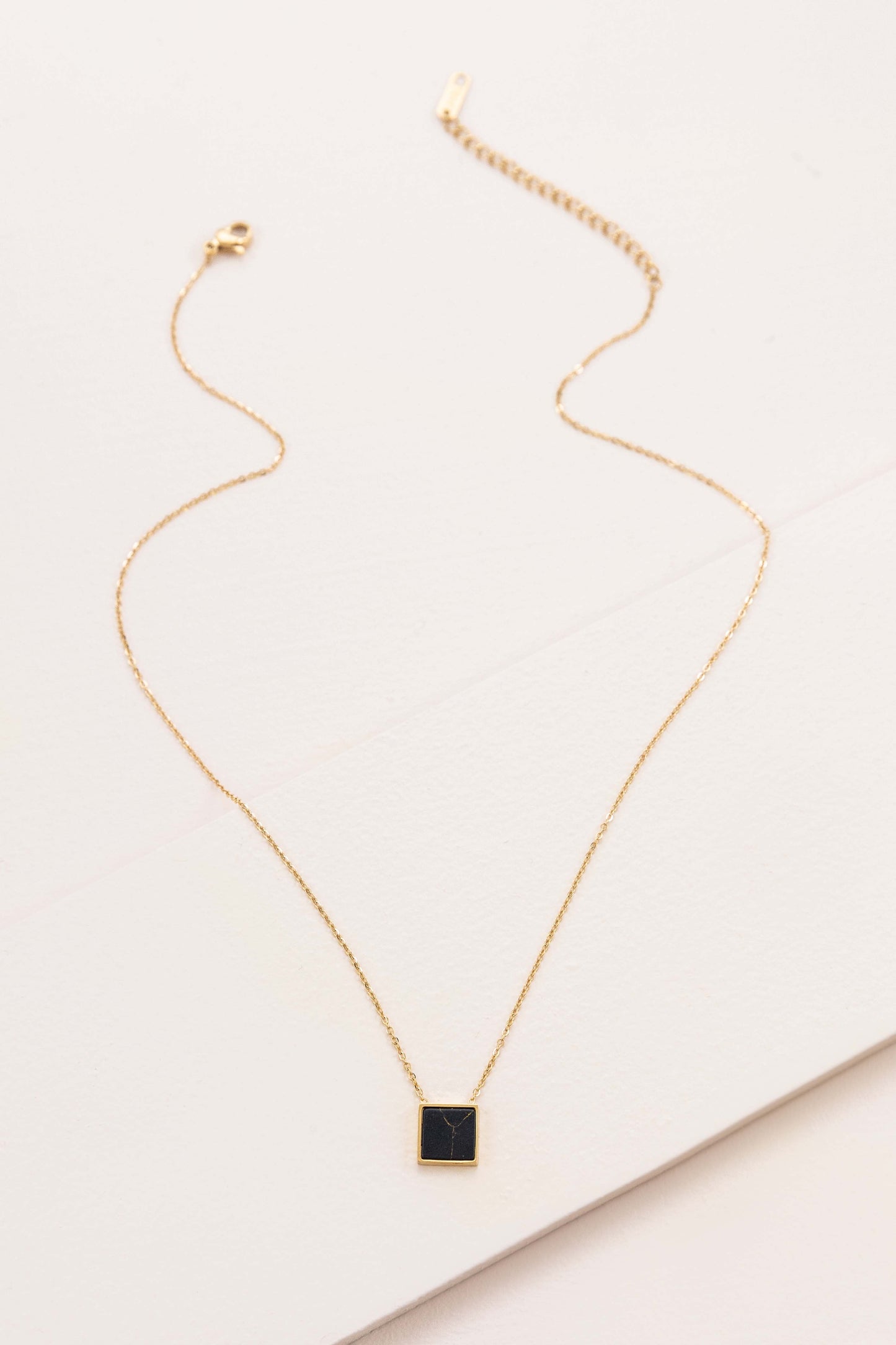 Emmy Stone Necklace | Gold (14K)