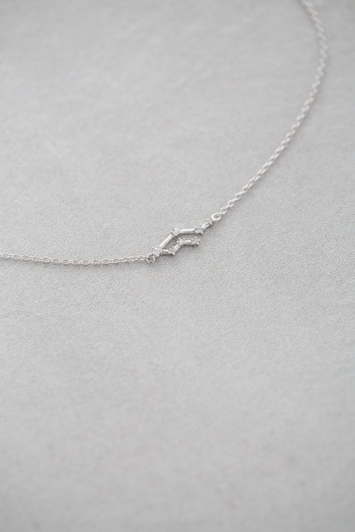 Gemini Sterling Silver Necklace