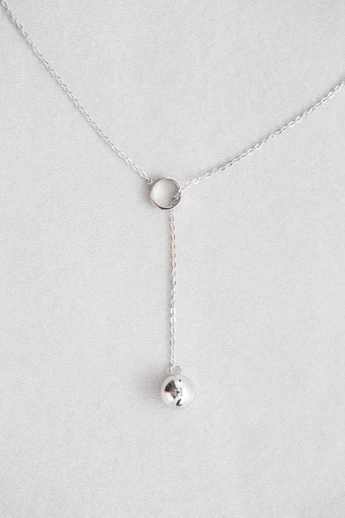 Ring Lariat Necklace
