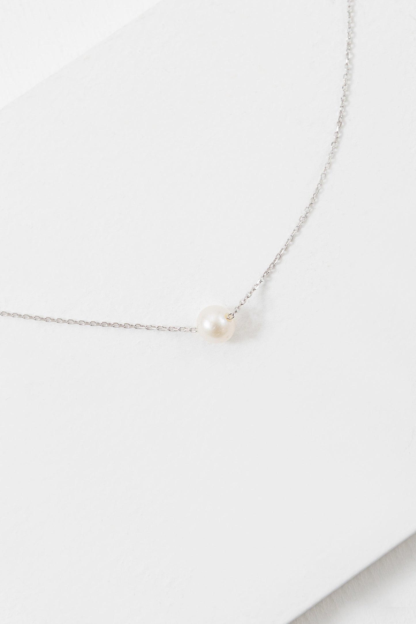 Birthstone Necklace (sterl.)
