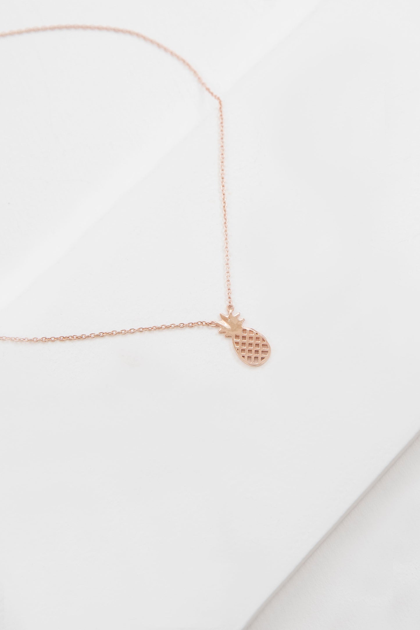 Pineapple Necklace (18K & 24K Gold)