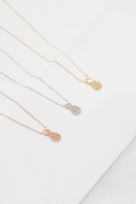 Pineapple Necklace (18K & 24K Gold)