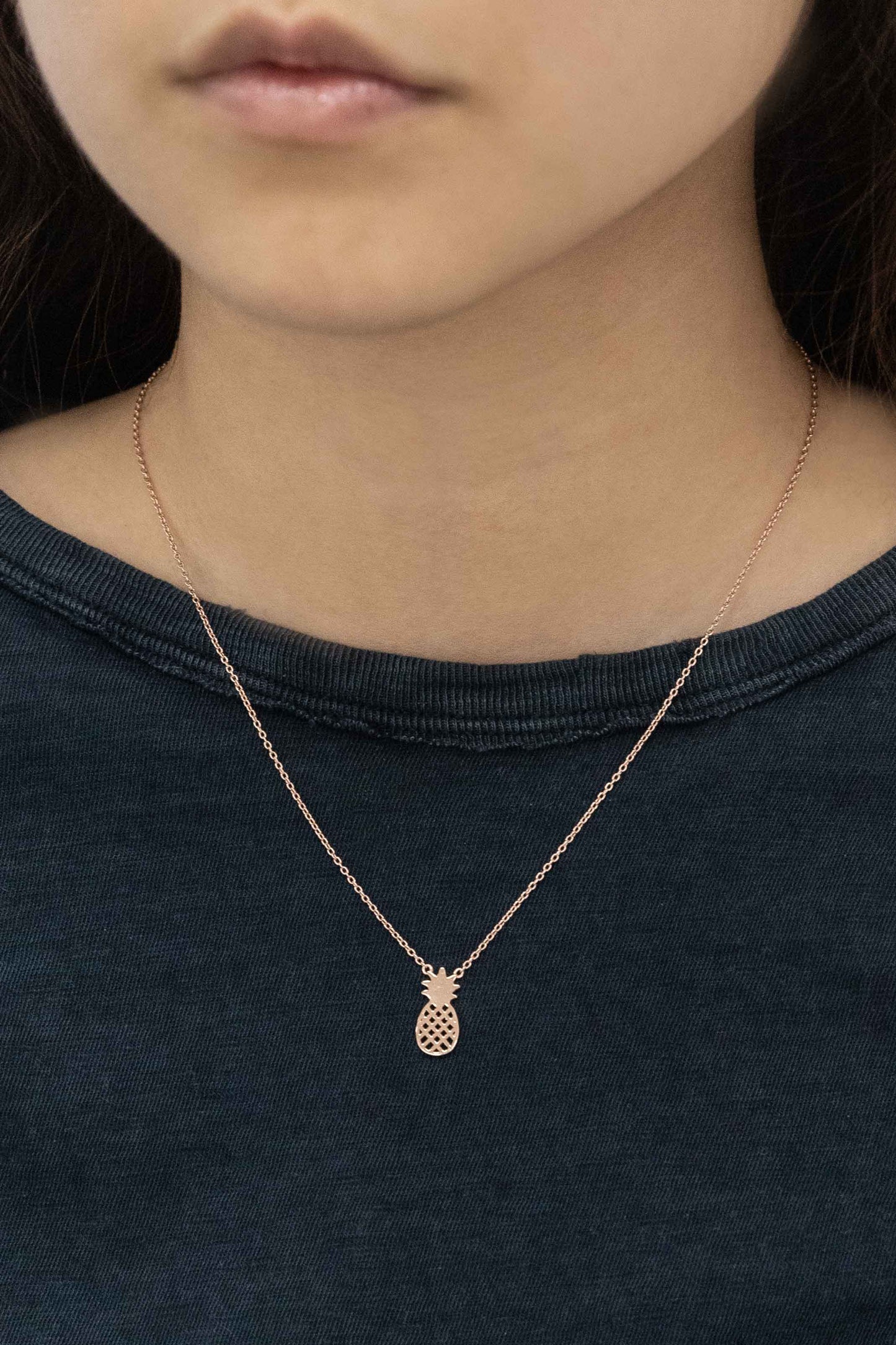 Pineapple Necklace (18K & 24K Gold)