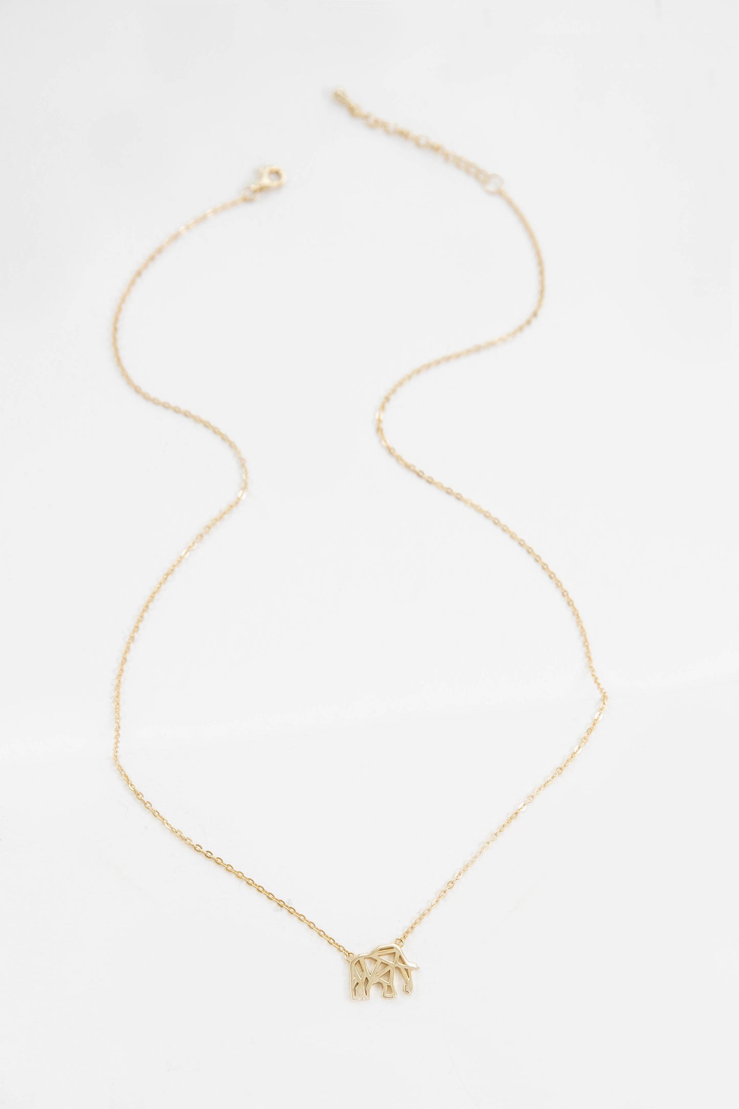 Elephant Necklace (18K & 24K Gold)