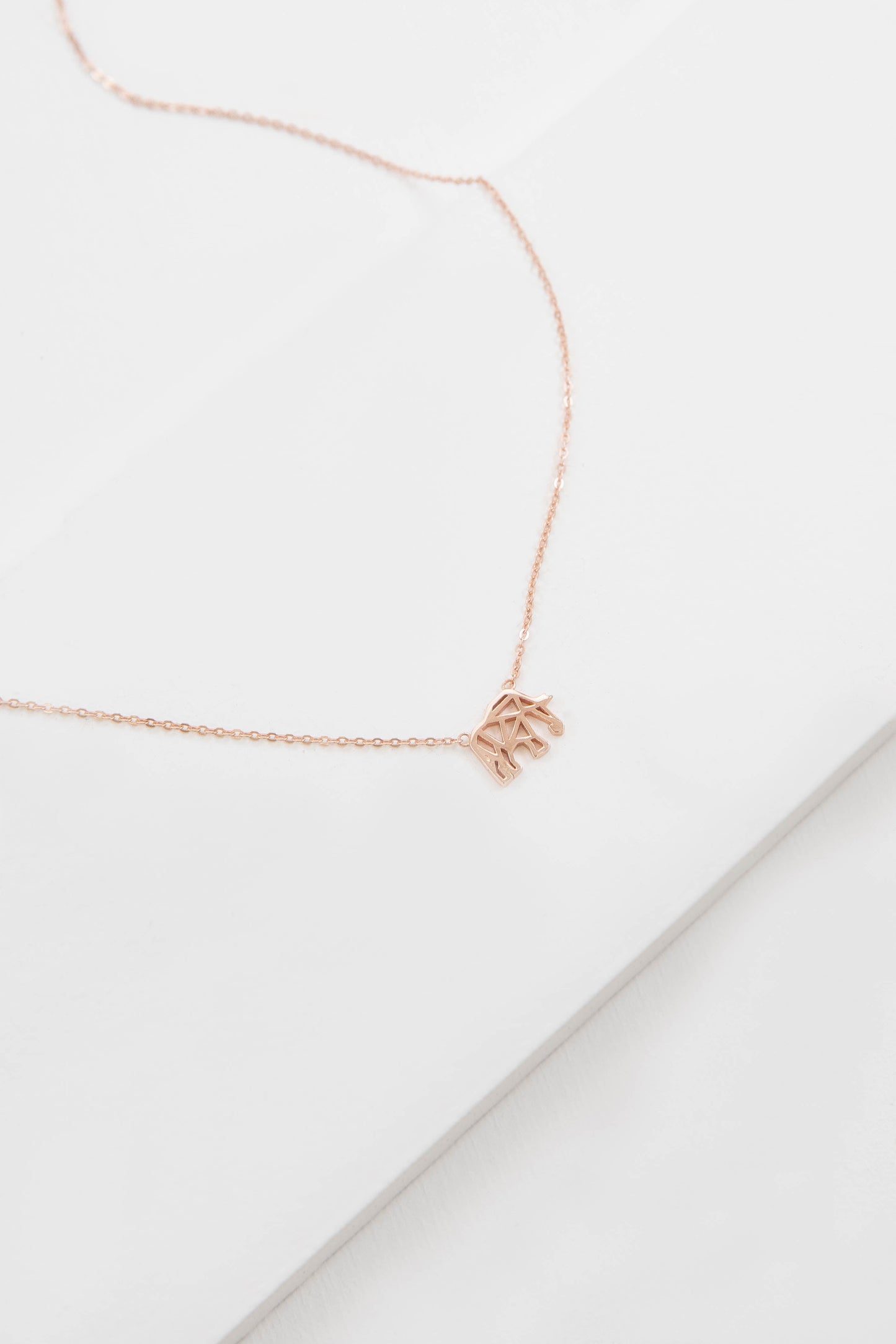Elephant Necklace (18K & 24K Gold)