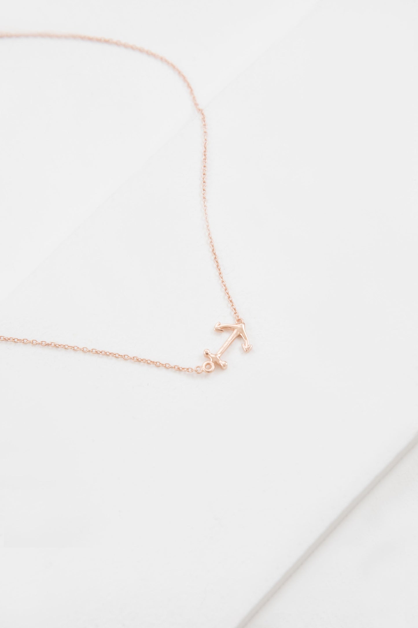 Anchor Necklace (18K & 24K Gold)