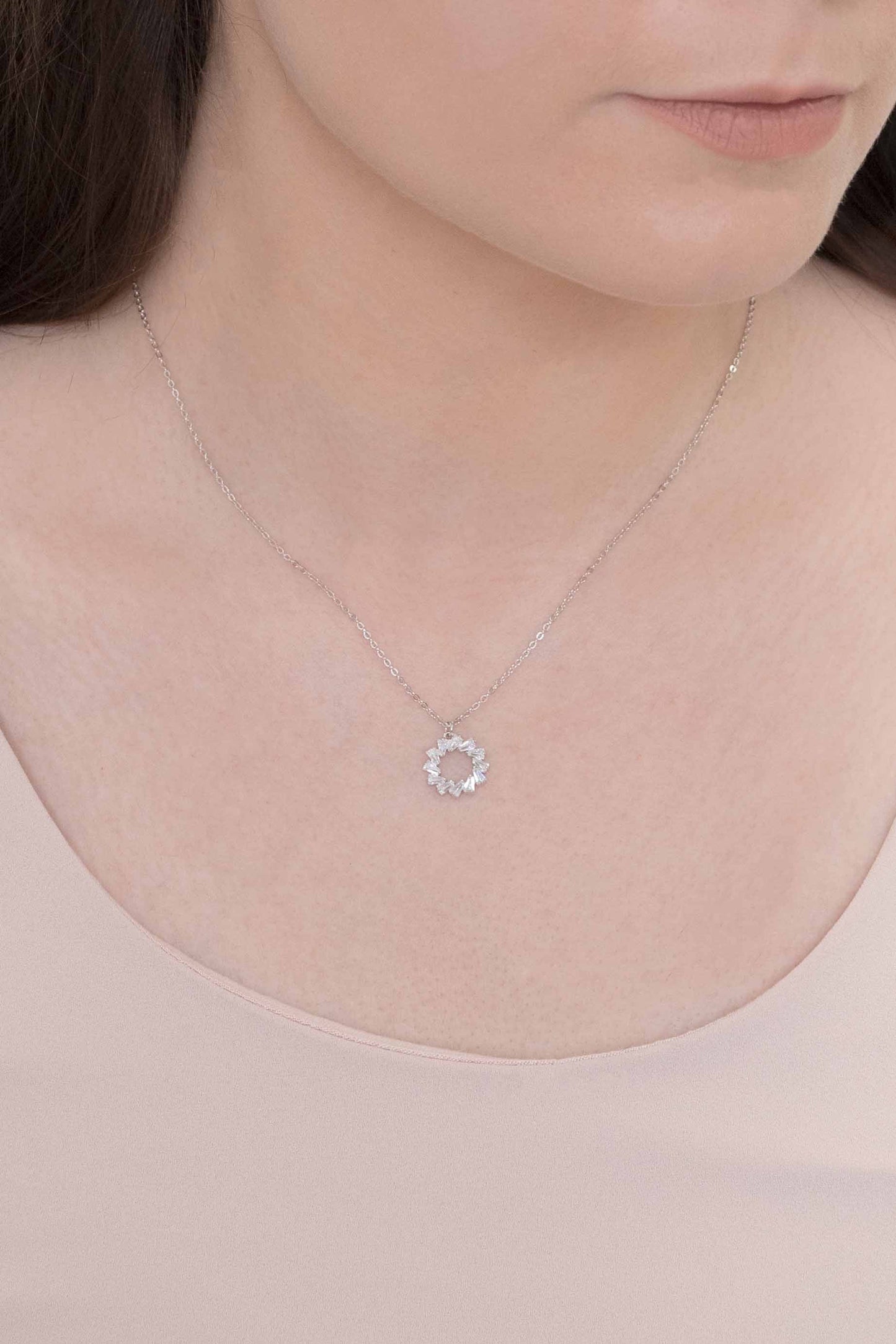 Glamour Ring Necklace | Silver (sterl.)
