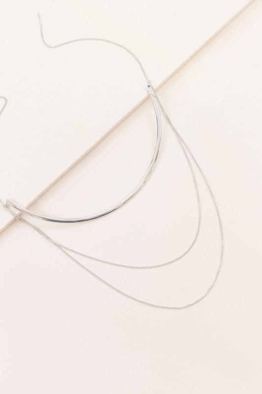 Cirrus Layered Necklace | Silver