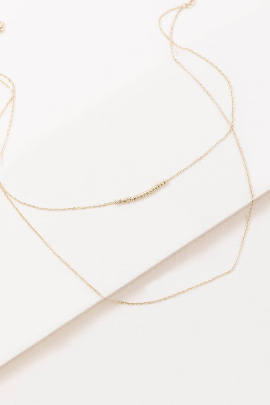 Bailey Layered Necklace (14K)
