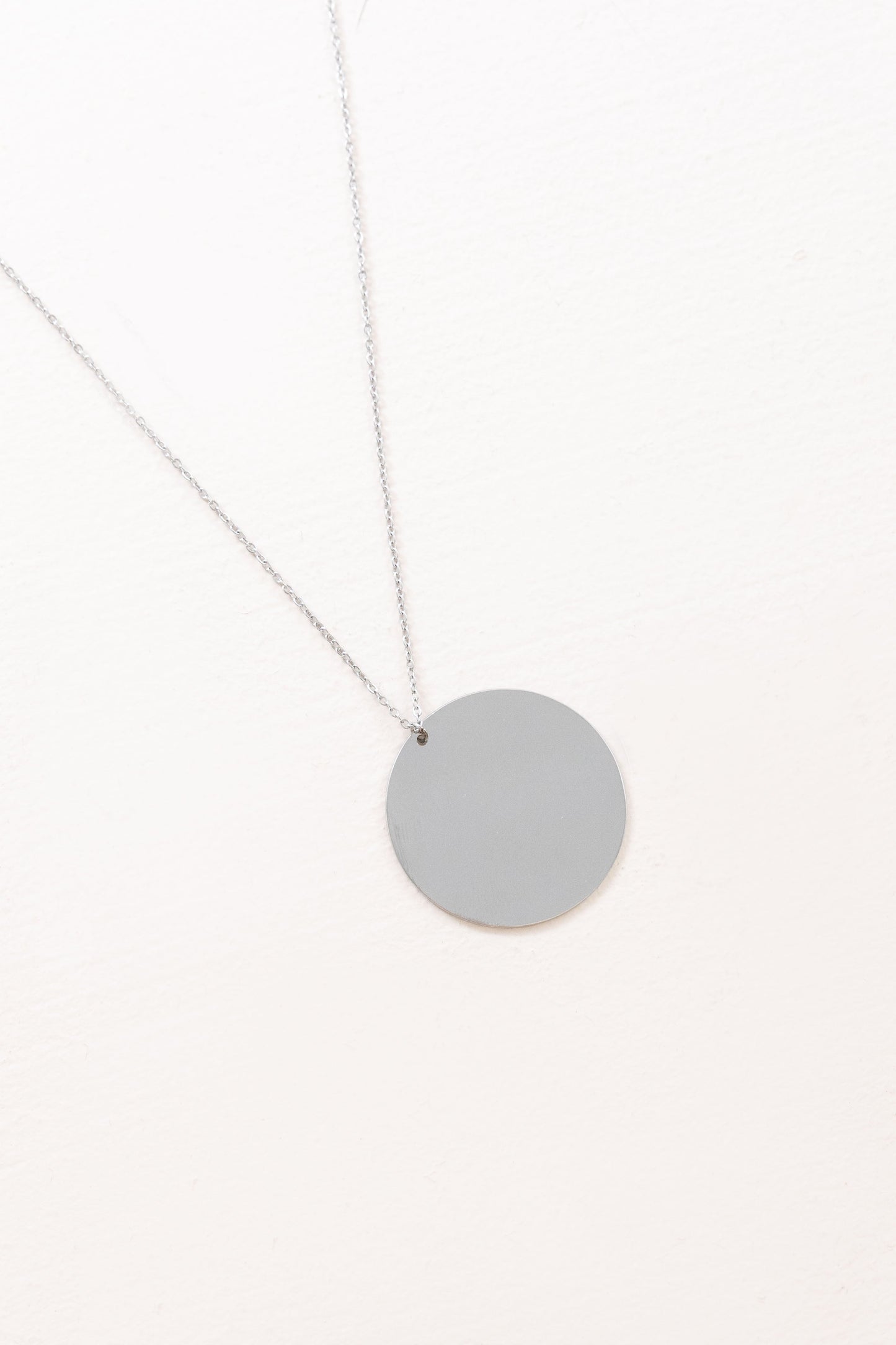 Trendsetter Disc Layered Necklace | Silver