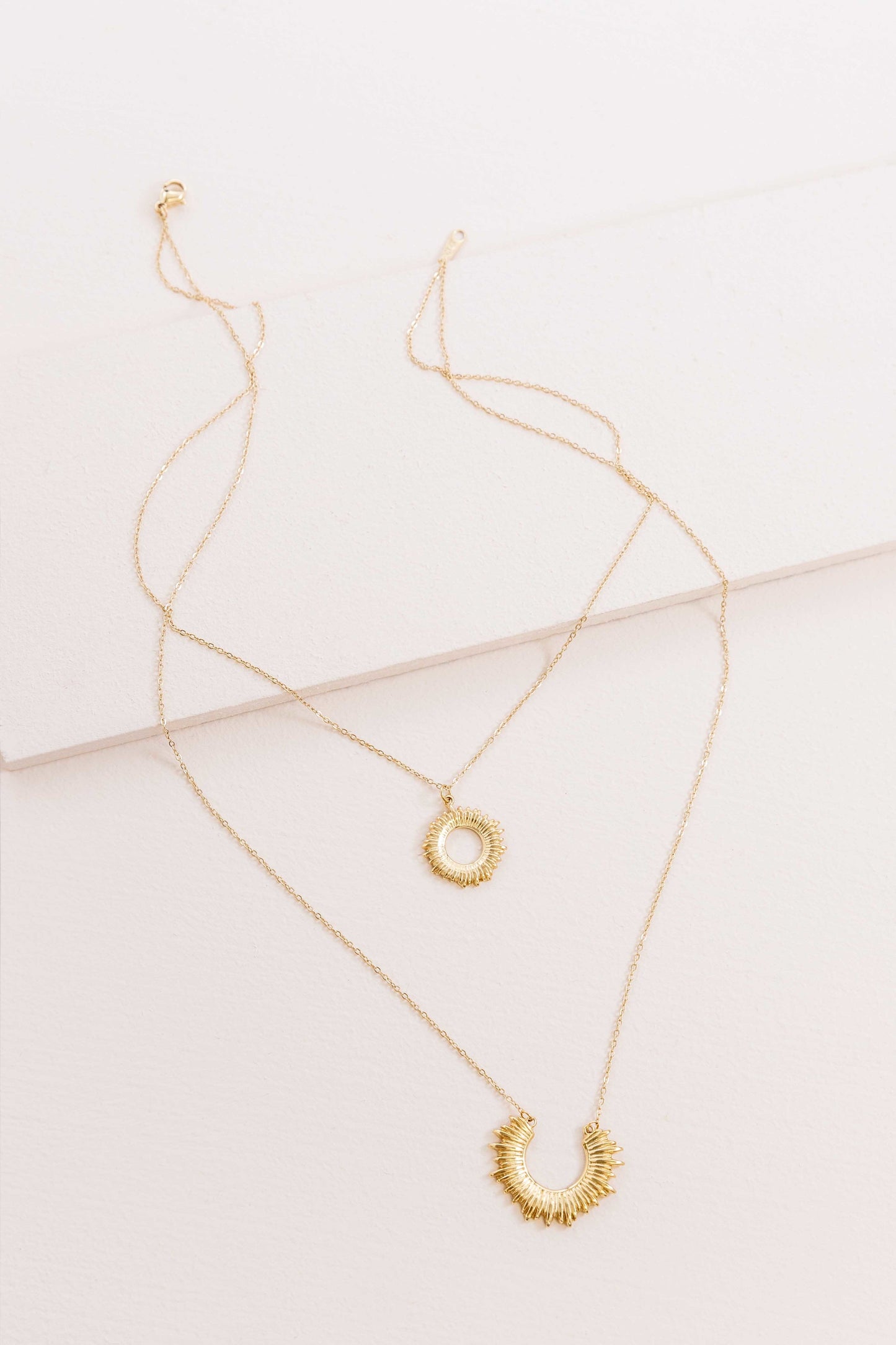 Ray of Sunshine Layered Necklace (14K)