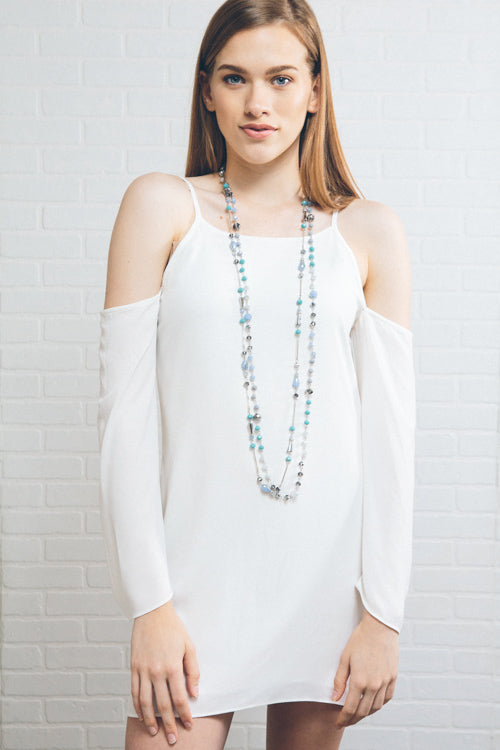 Khiara Beaded Necklace | Turquoise
