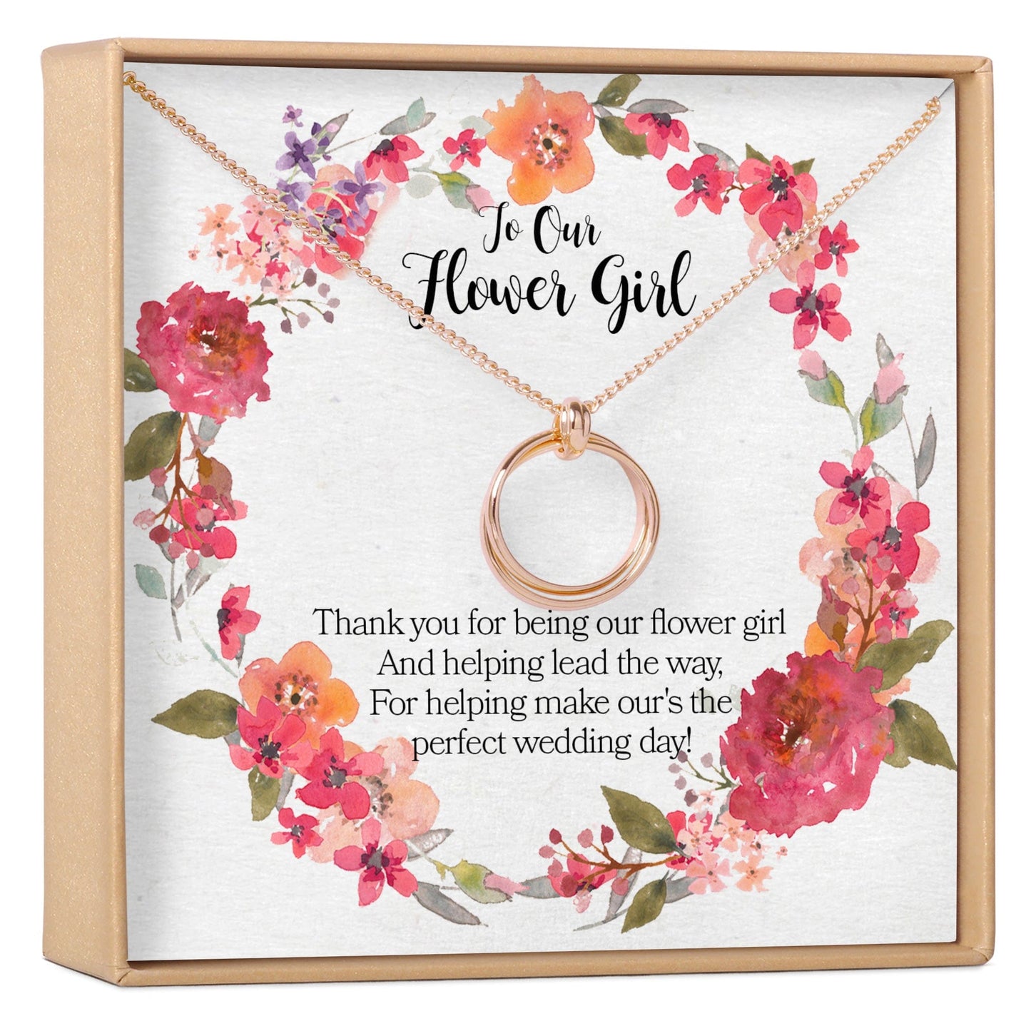 Flower Girl Necklace, Multiple Styles