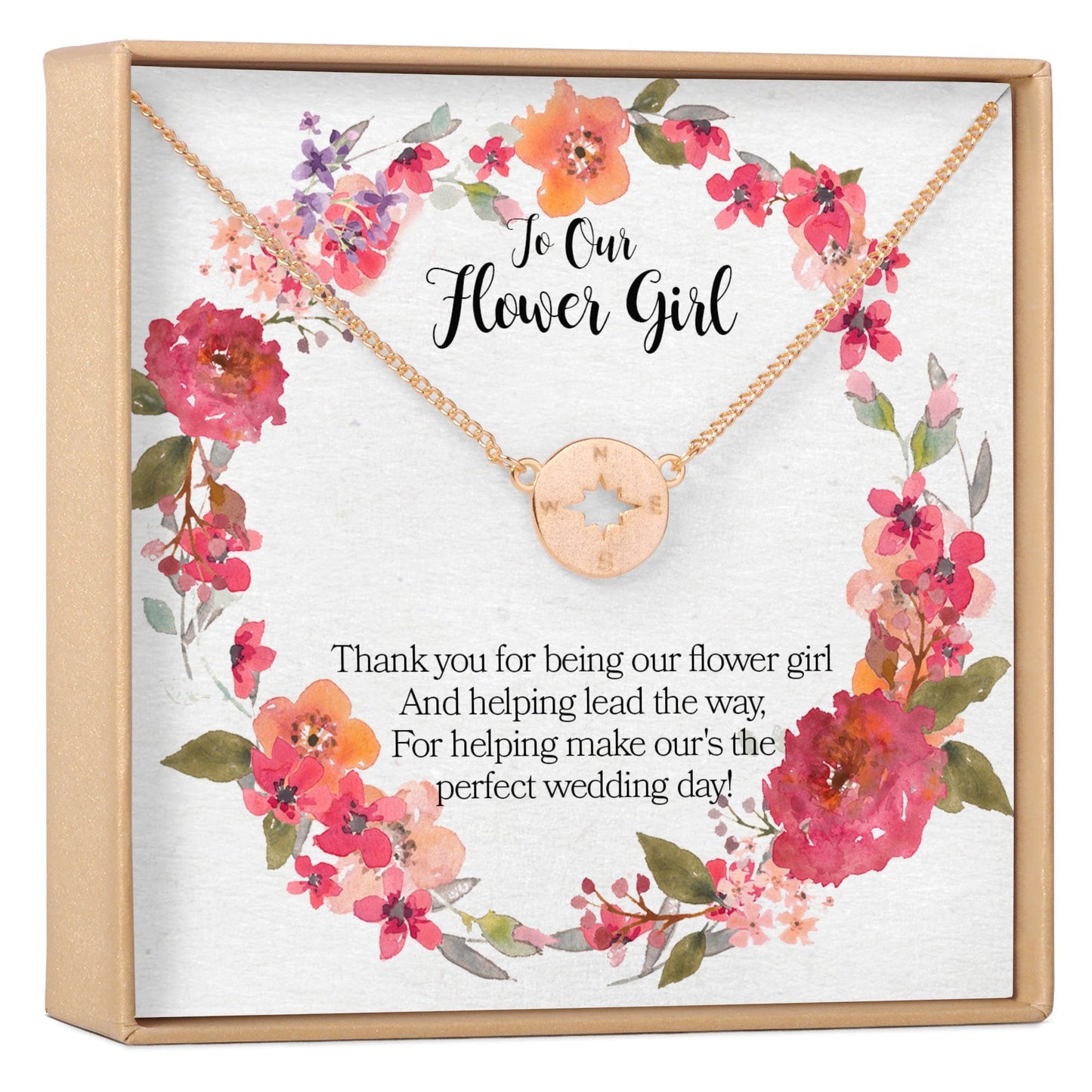 Flower Girl Necklace, Multiple Styles