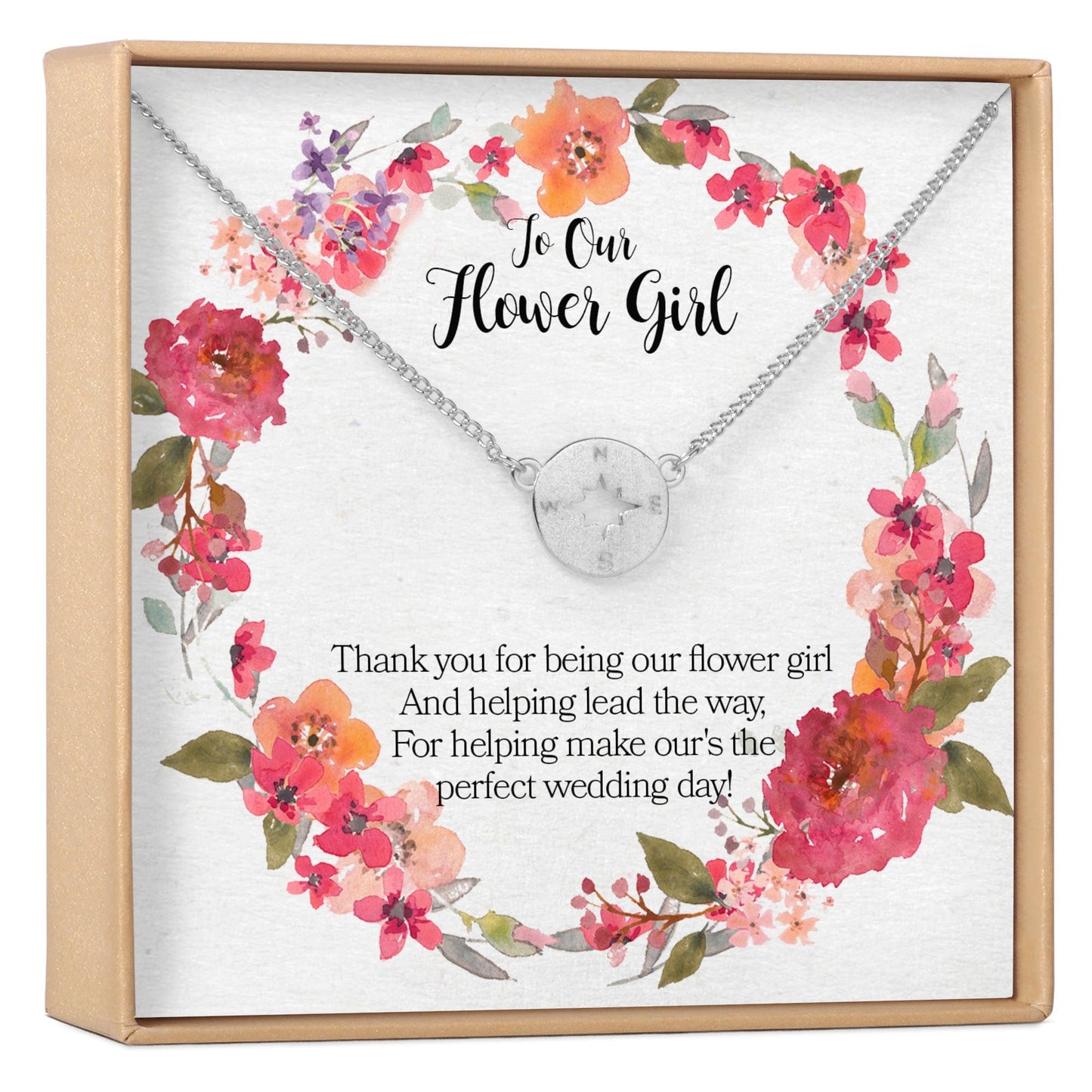 Flower Girl Necklace, Multiple Styles