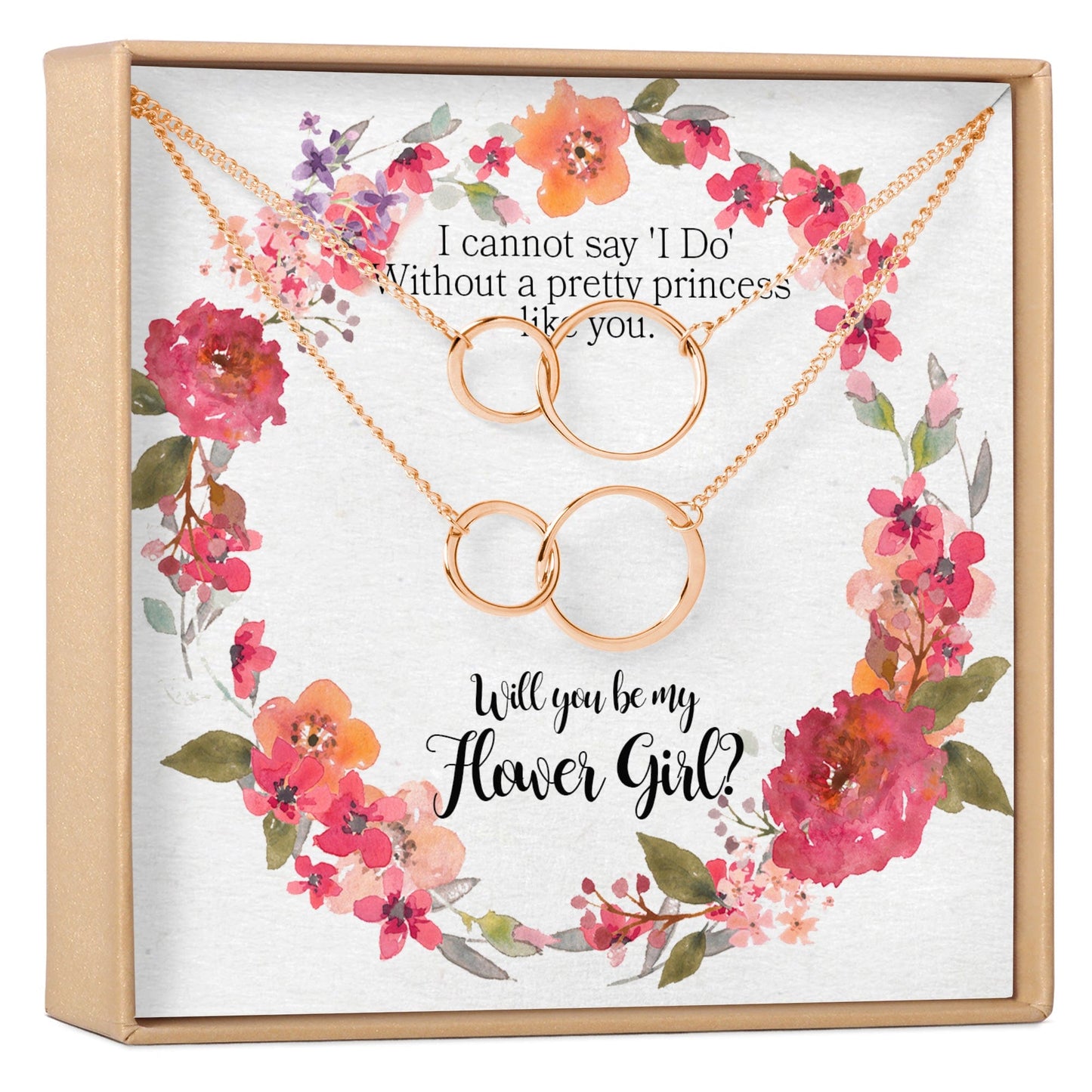 Flower Girl Necklace, Multiple Styles