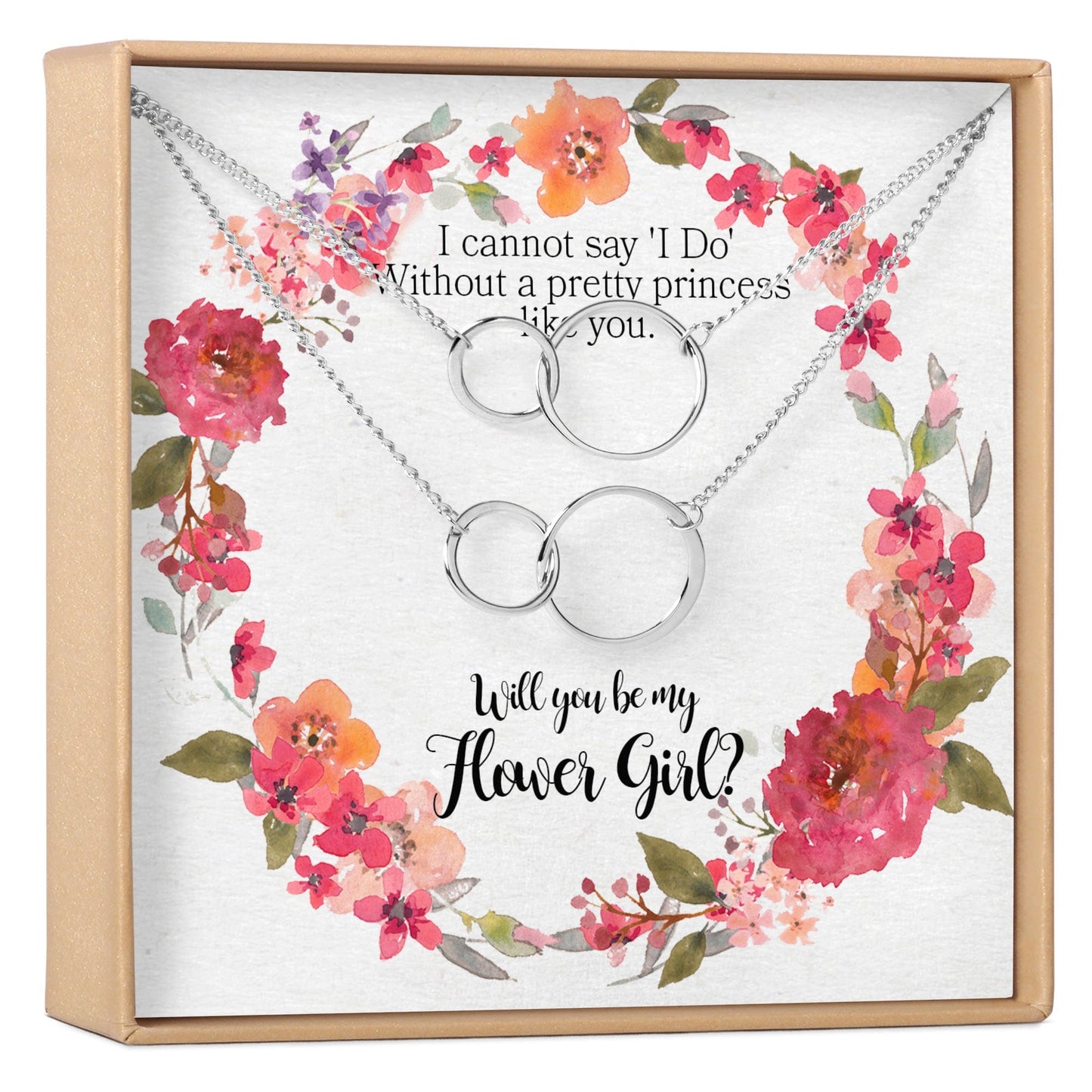 Flower Girl Necklace, Multiple Styles
