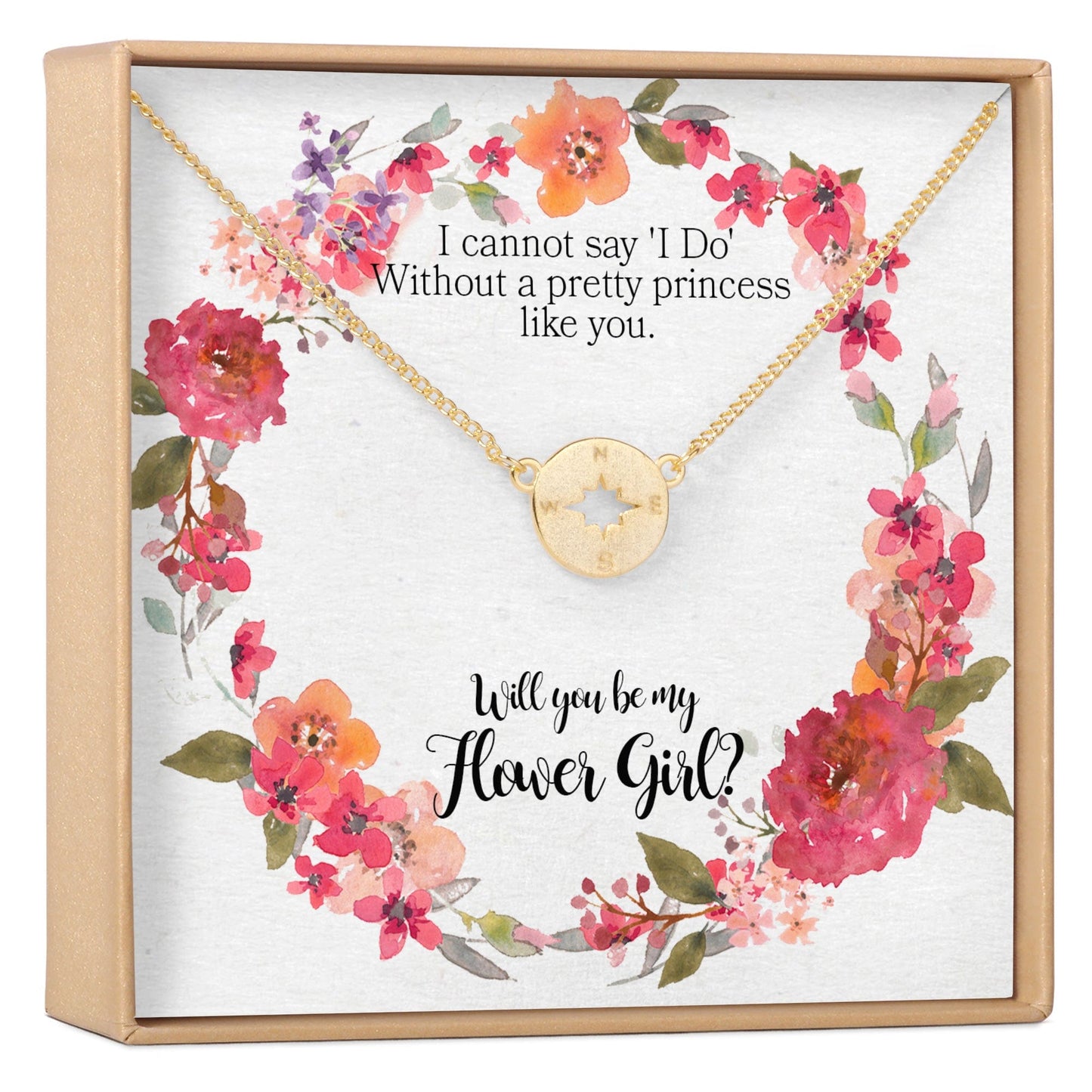 Flower Girl Necklace, Multiple Styles