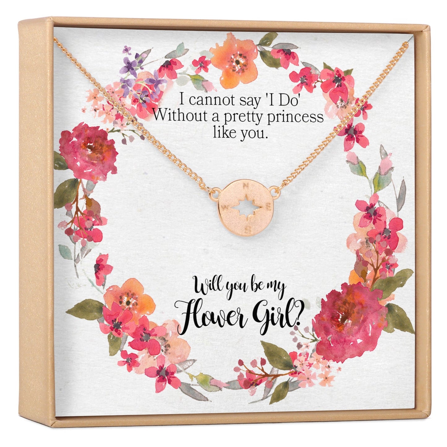 Flower Girl Necklace, Multiple Styles
