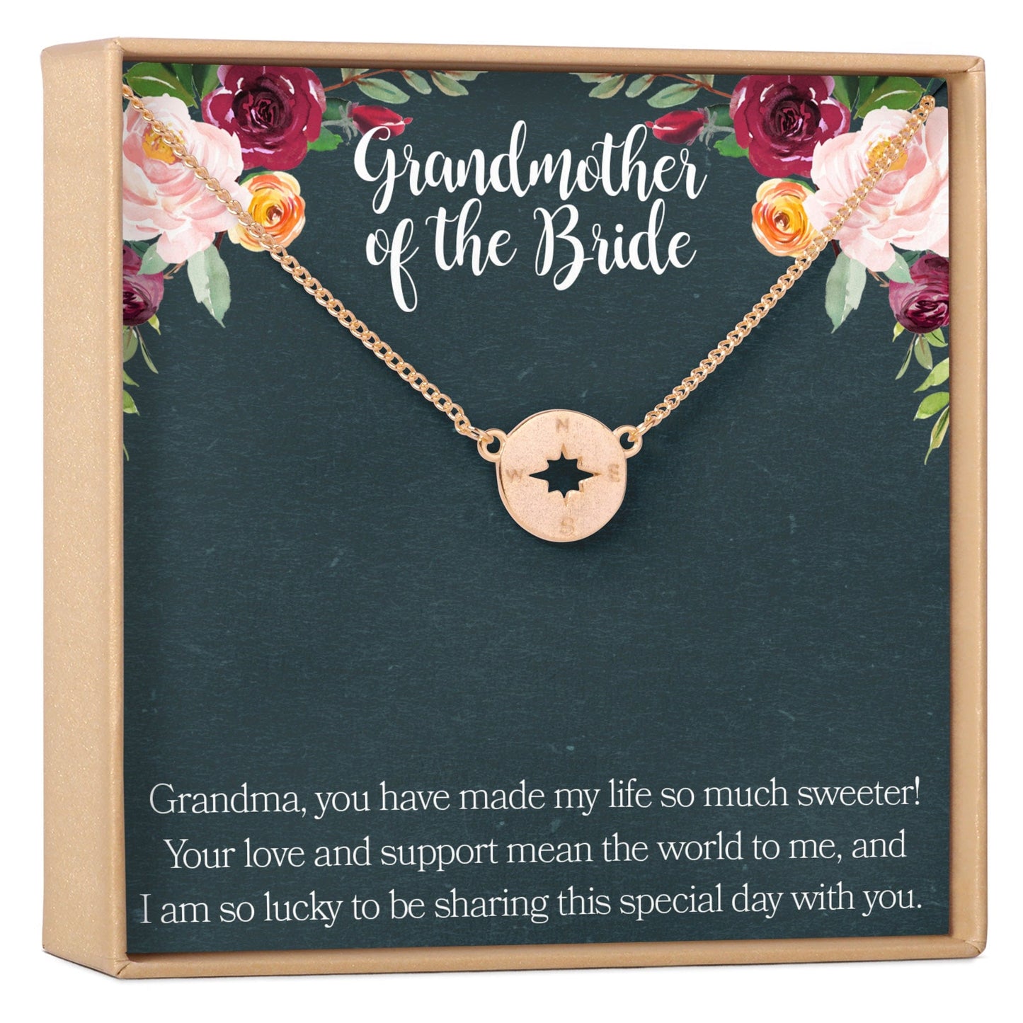 Grandmother of the Bride Necklace, Multiple Styles