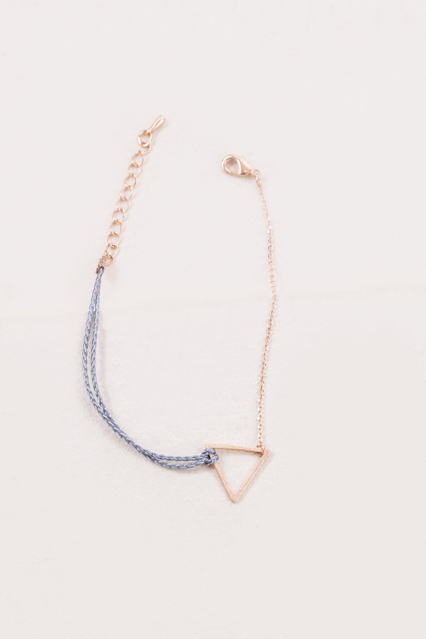 Triangle Rope Charm Bracelet