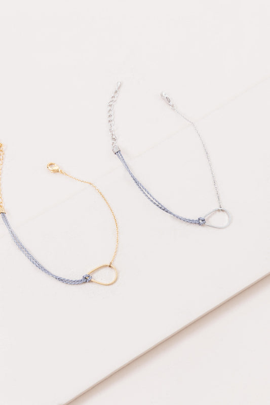 Tear Rope Charm Bracelet