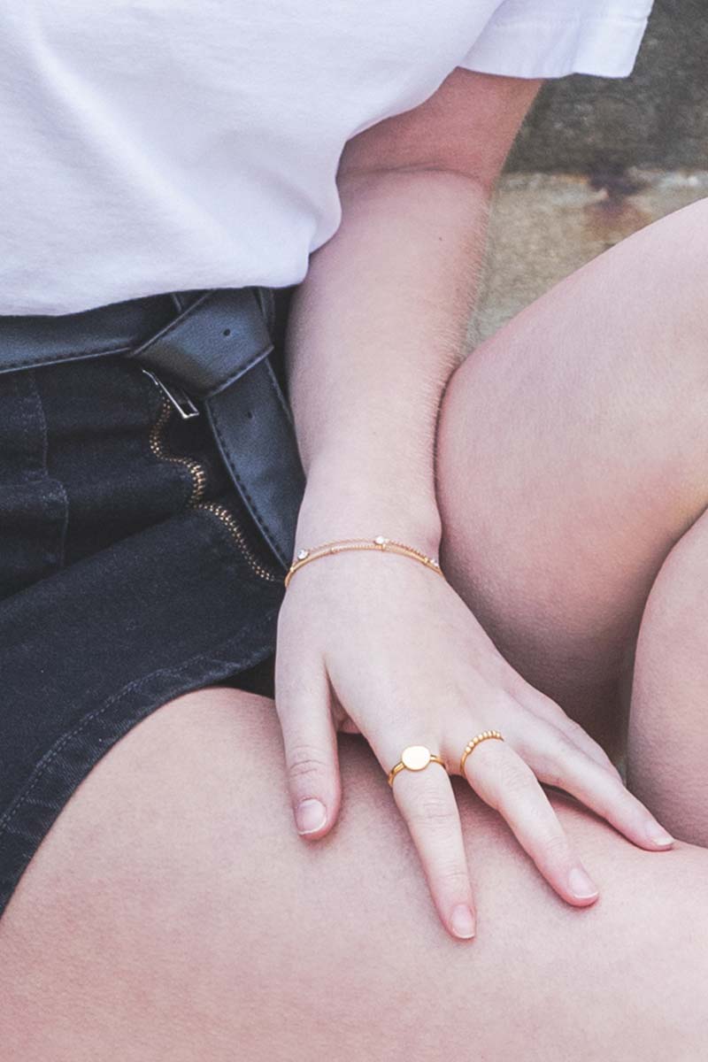 Cutest Thing Circle Ring | Gold (14K)
