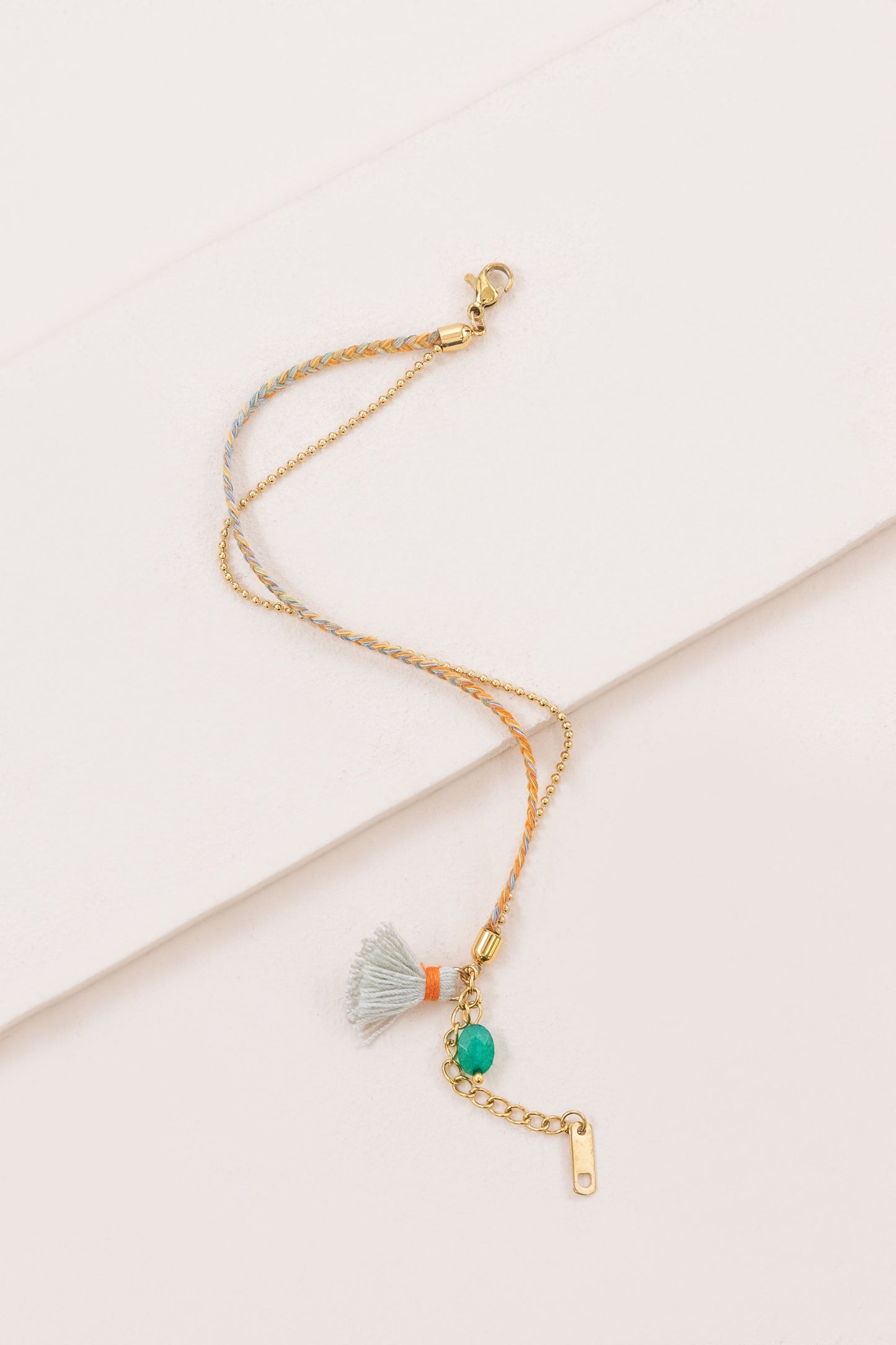 Sojourner Layered Tassel Bracelet (18K)