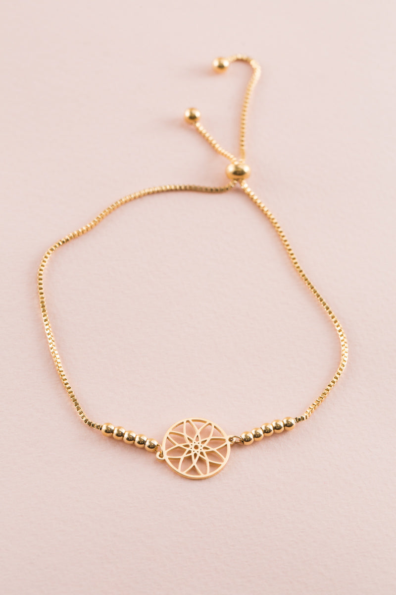 Seed of Life Bolo Bracelet (18K)